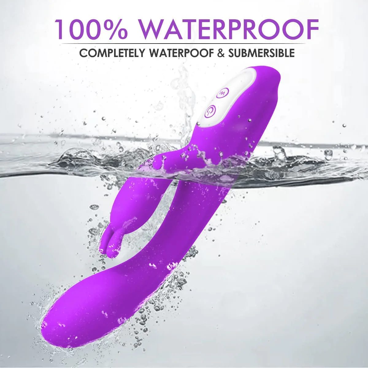 ThermaPulse Heating Rabbit Vibrator Waterproof 9 Modes Silicone - Image 4