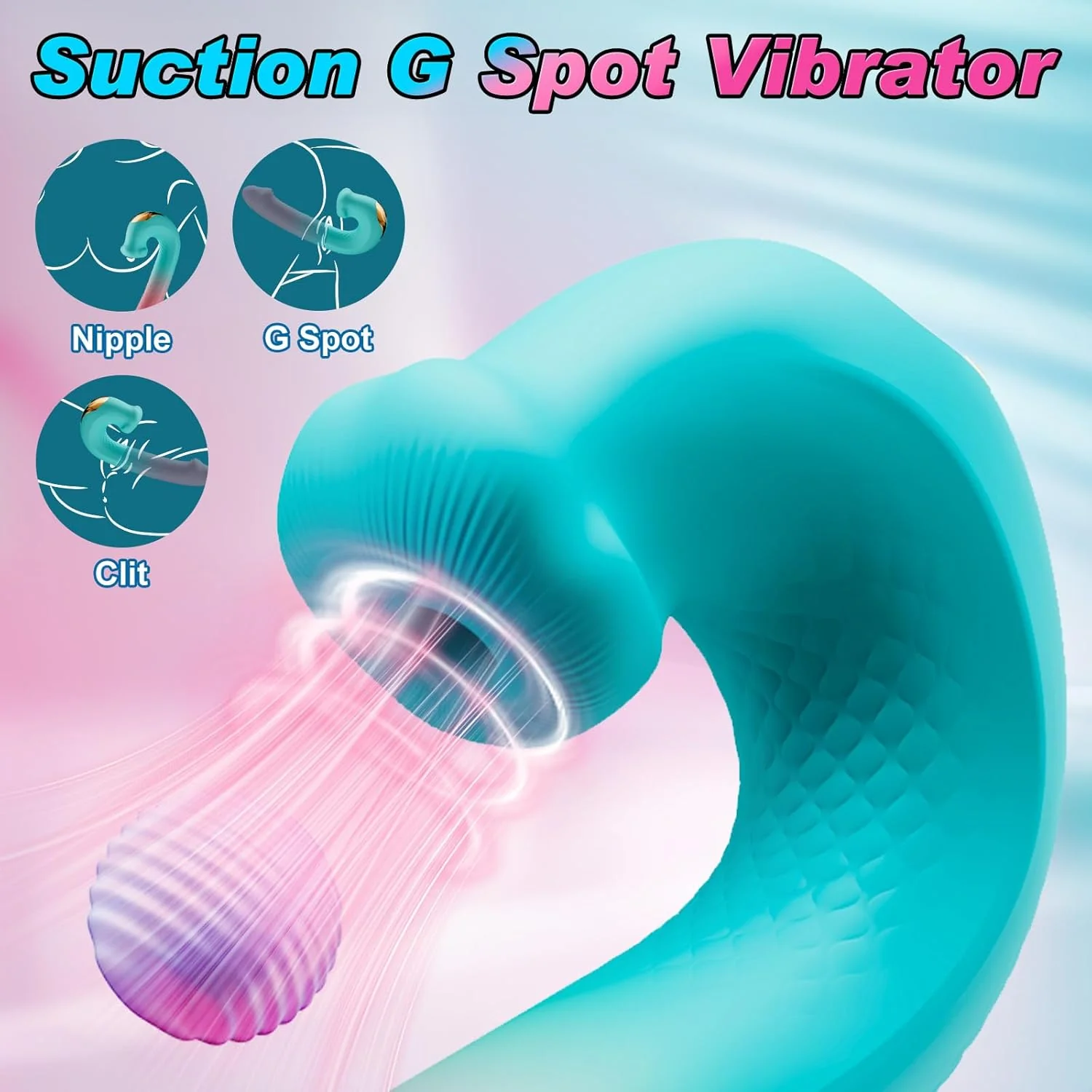 OrbitSync App Control Rotating Beads Clit Sucker Vibrator - Image 4