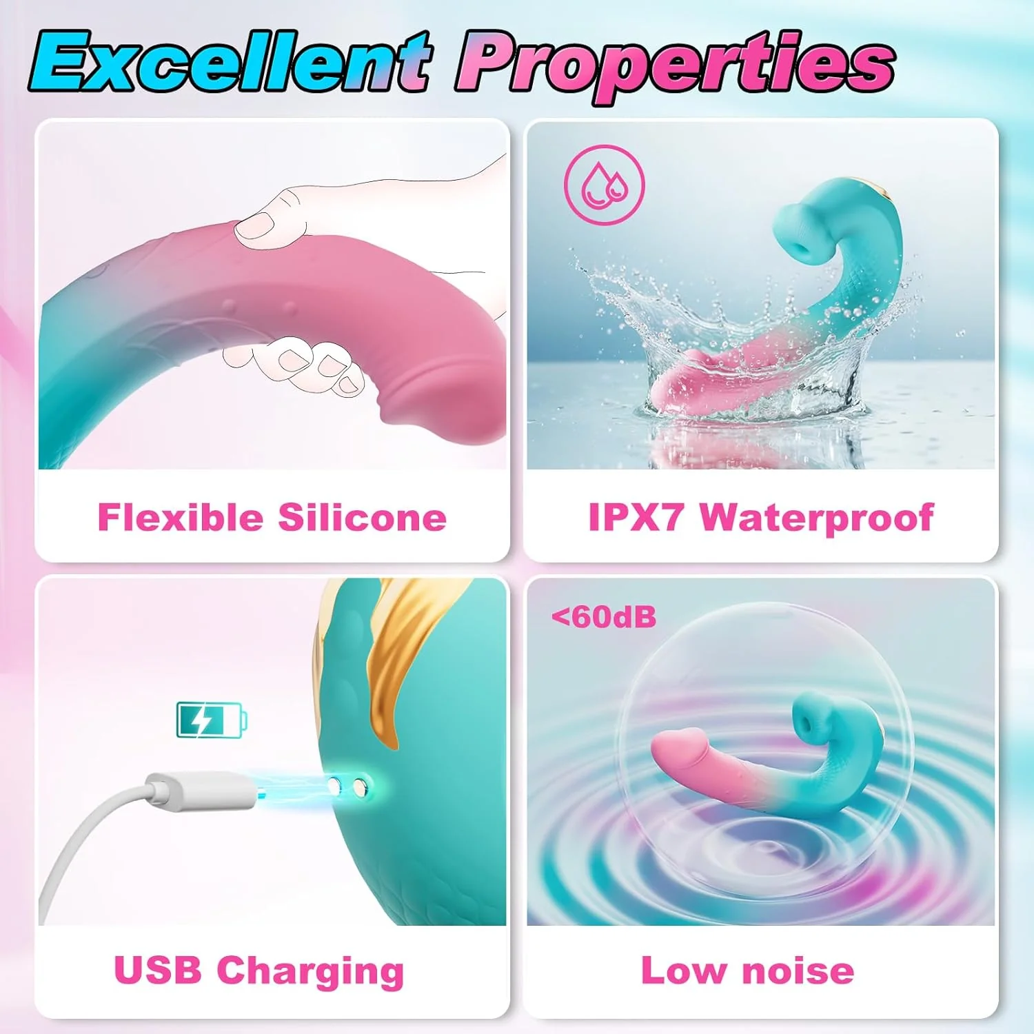 OrbitSync App Control Rotating Beads Clit Sucker Vibrator - Image 7