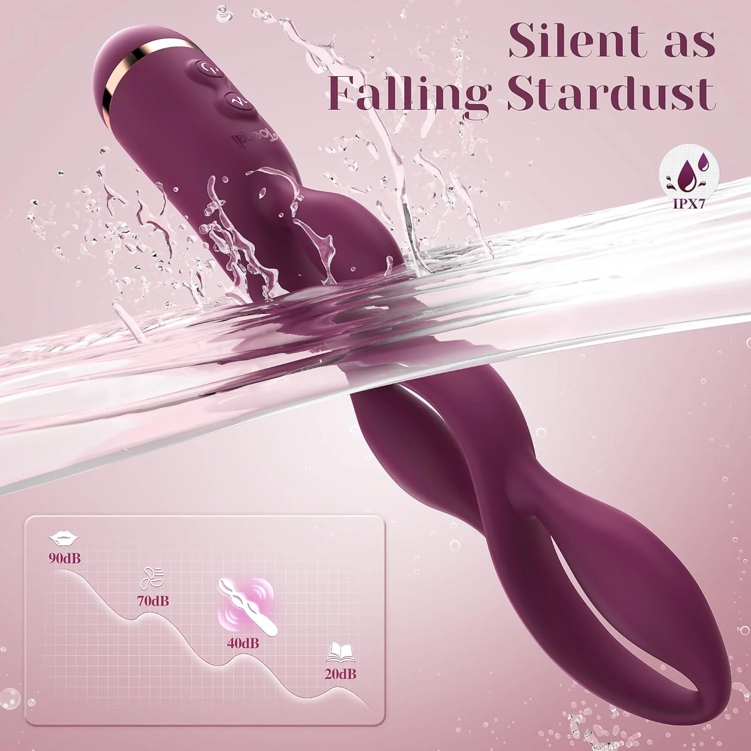 TriCurve Triple Stimulation G-Spot Wand Vibrator 10 Modes - Image 5