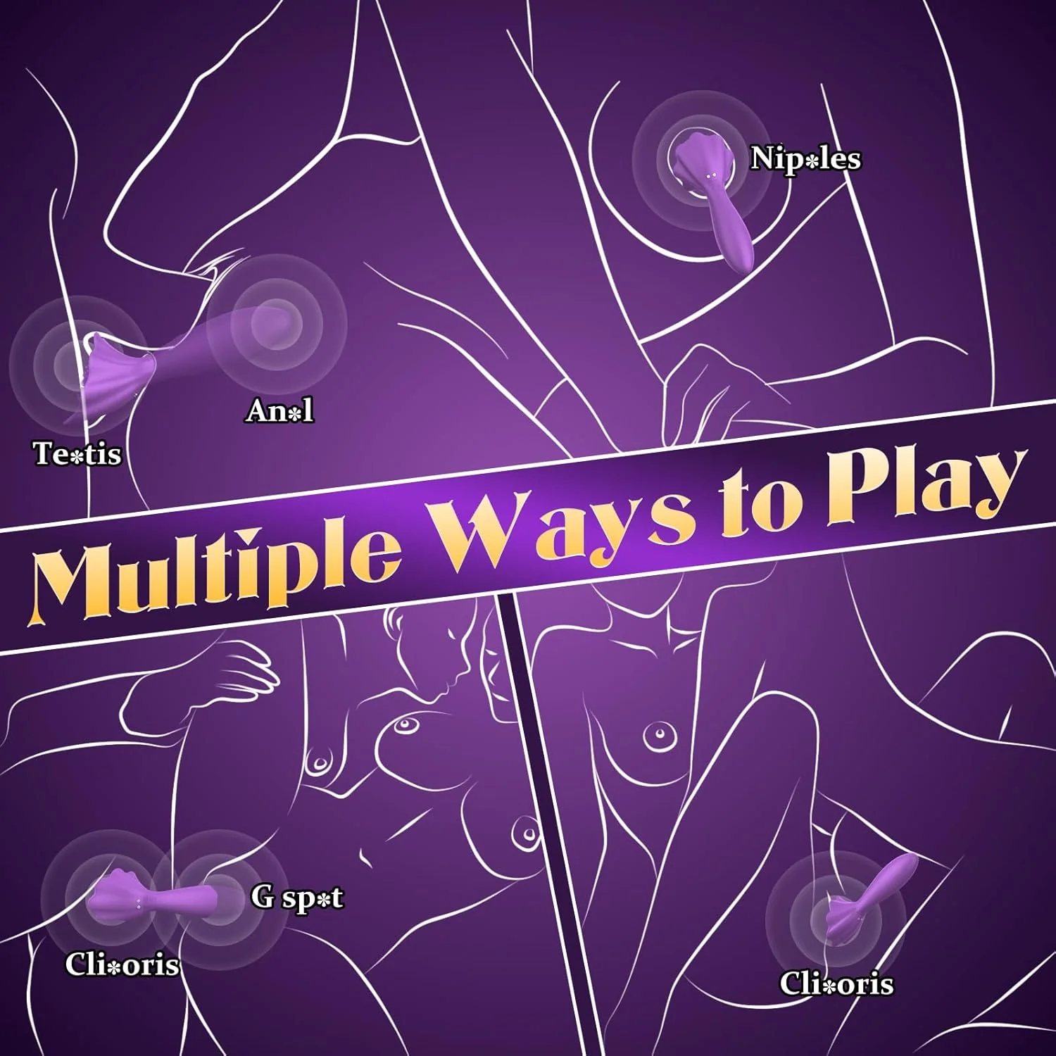 BrushPulse Dual-Ended Brush Vibrator with 10 Tapping modes - Image 4
