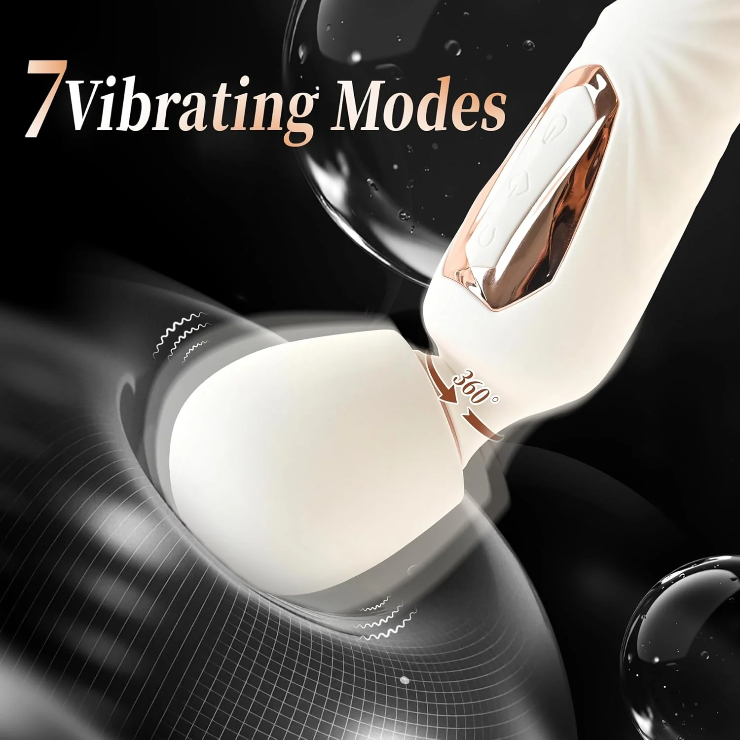 FlexWand Dual-Ended Flexible Wand Vibrator 10 Flapping 7 Modes - Image 3