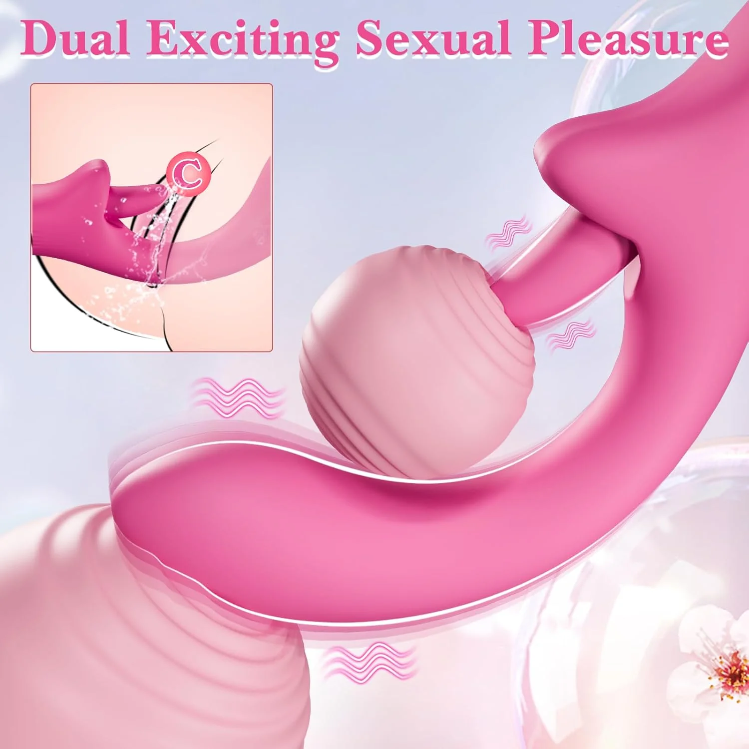 GildedAura Clitoral Licking Dildo Vibrator - Image 3