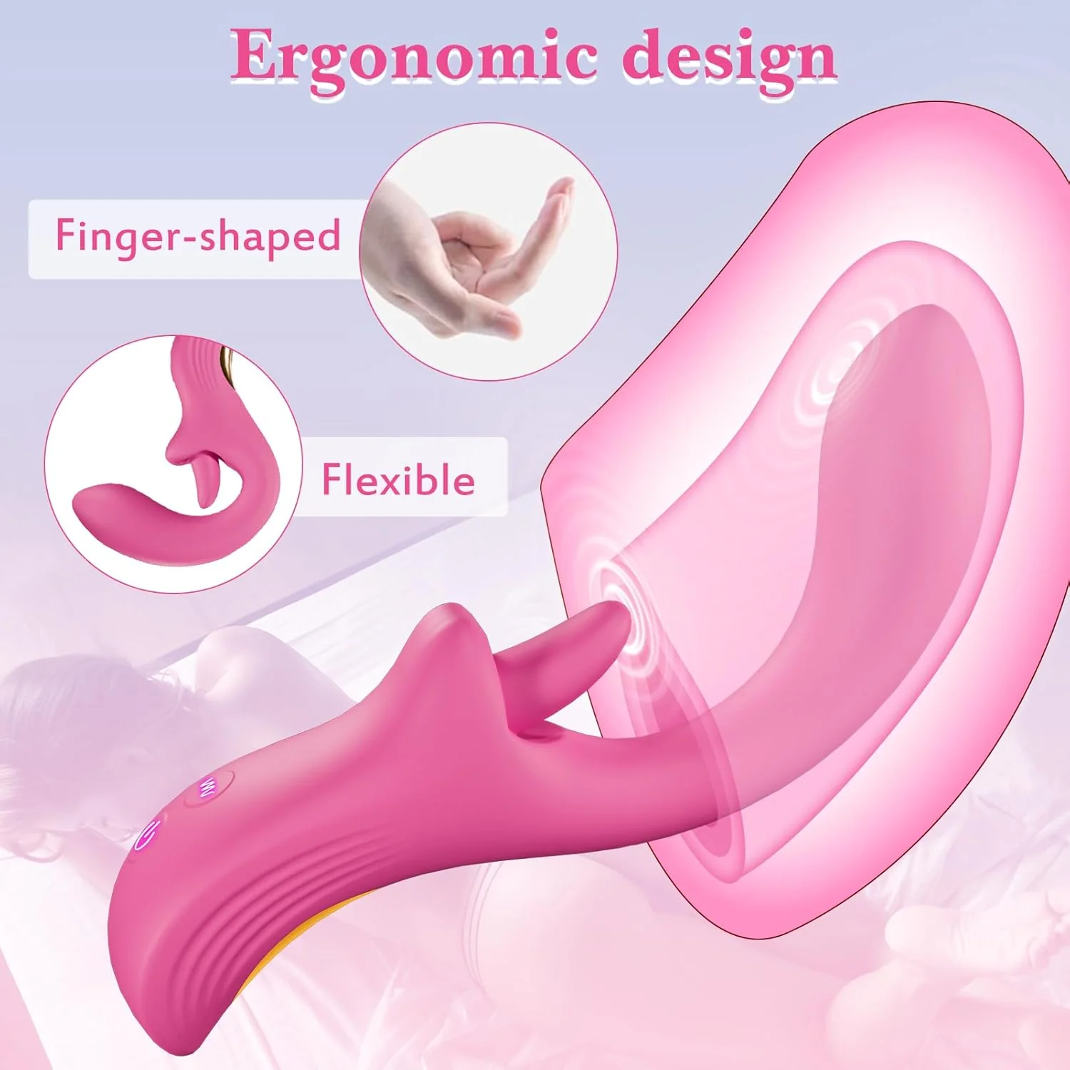 GildedAura Clitoral Licking Dildo Vibrator - Image 4