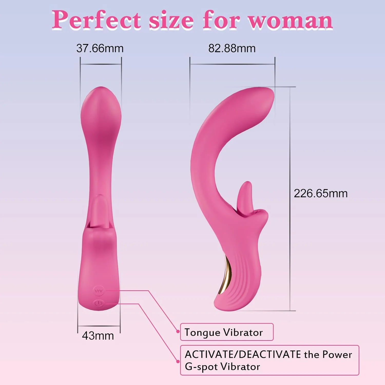 GildedAura Clitoral Licking Dildo Vibrator - Image 6