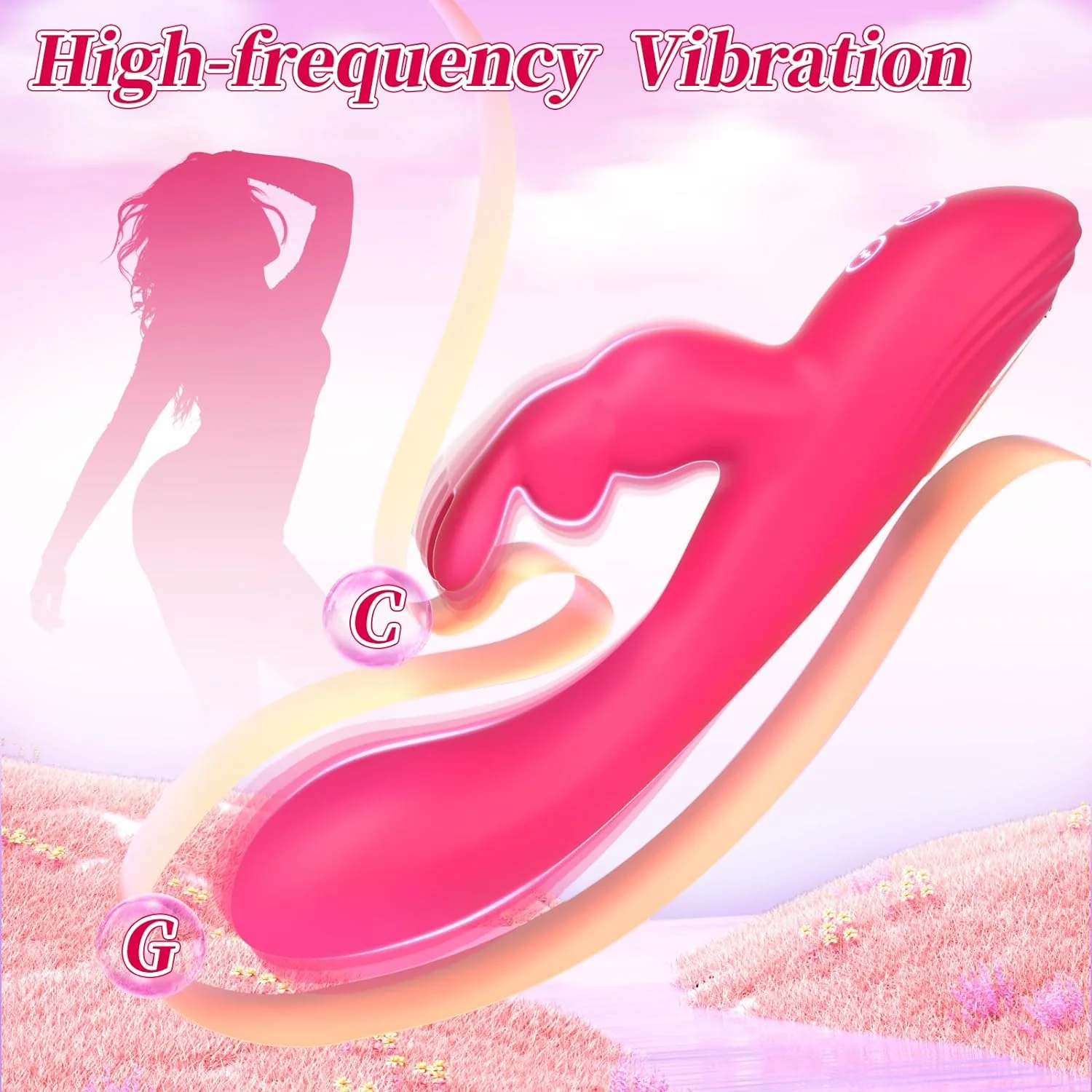 HaloTease G-Spot Rabbit Vibrator - Image 3