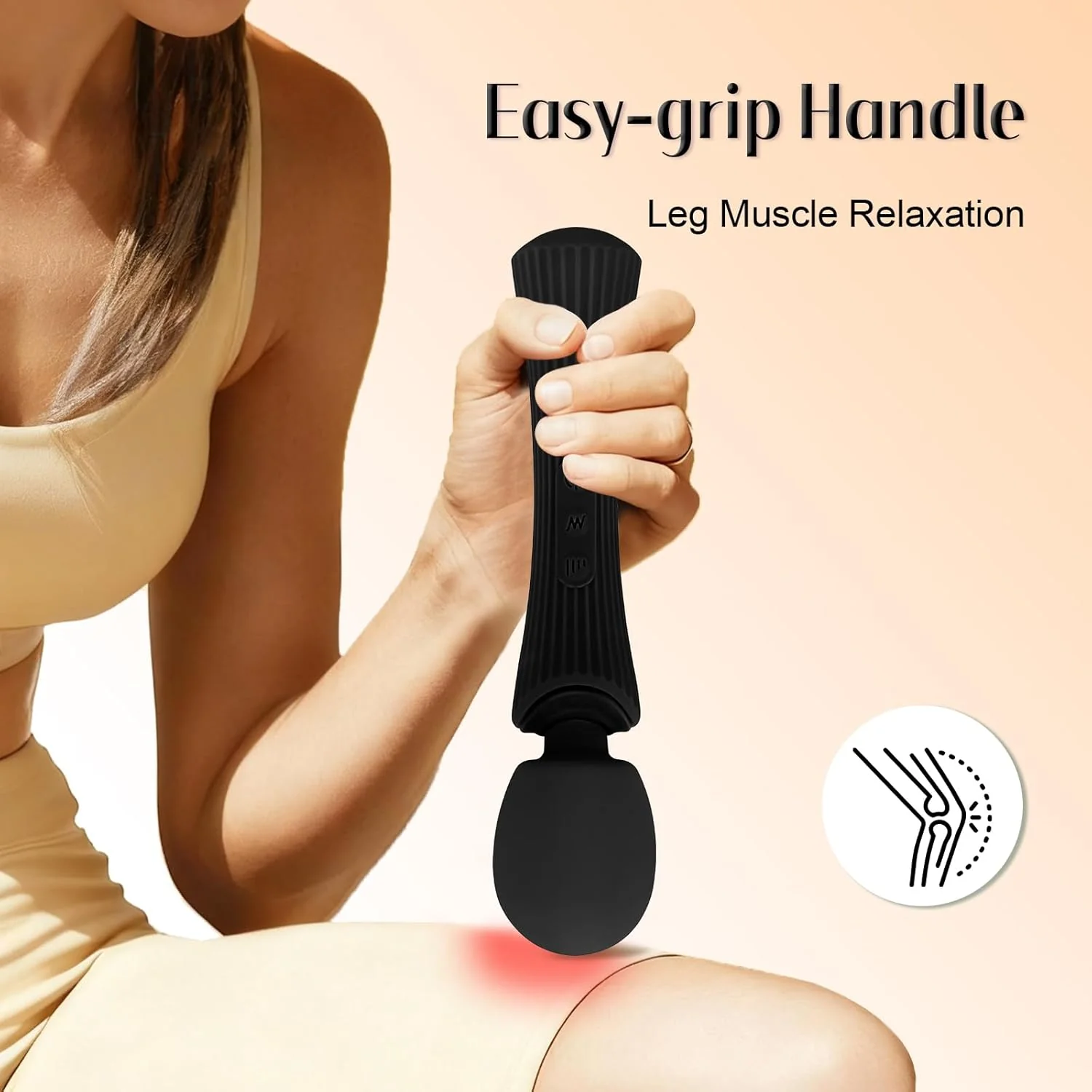 ShadowPulse Compact Wand Vibrator 12 Modes Waterproof - Image 4