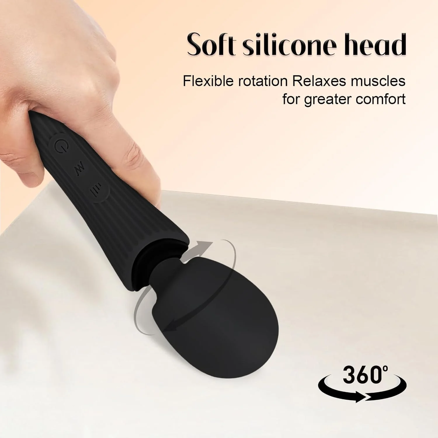 ShadowPulse Compact Wand Vibrator 12 Modes Waterproof - Image 9
