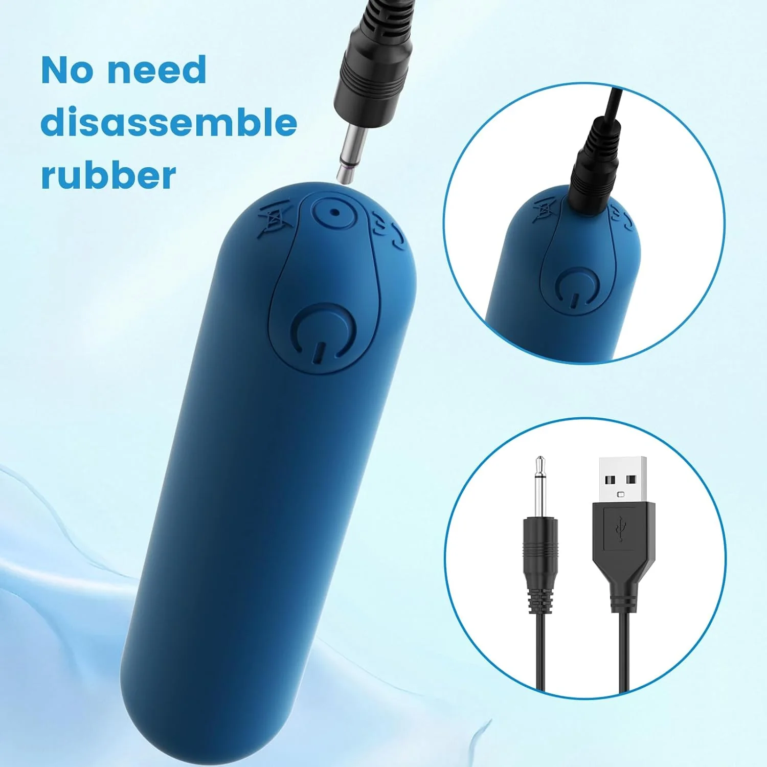 CoreRelief Mini Bullet Vibrator Waterproof Quiet Silicone - Image 2