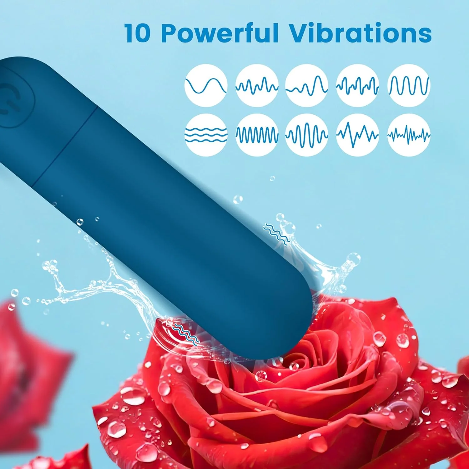 CoreRelief Mini Bullet Vibrator Waterproof Quiet Silicone - Image 3