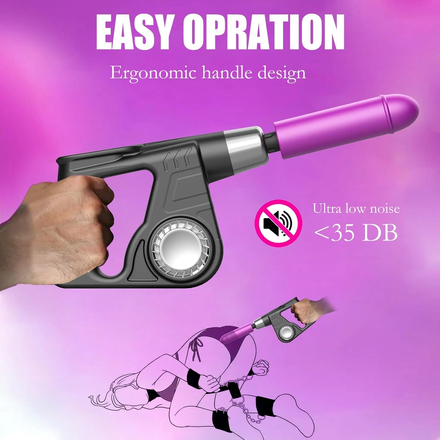 PulseHammer Handheld Thrusting Dildo Sex Machine - Image 5