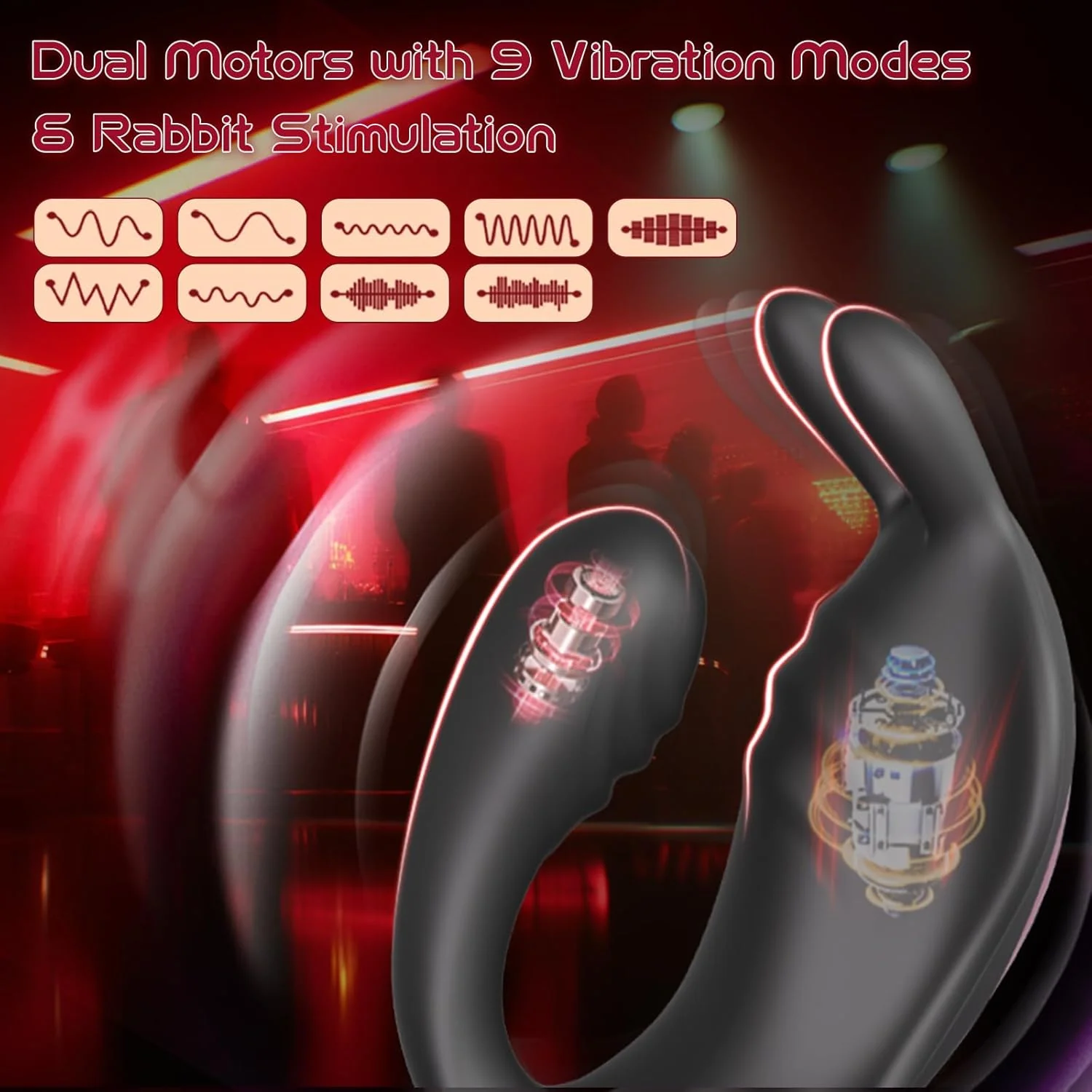 NoirRabbit Rabbit Wearable Couple Vibrator App Control - Image 3