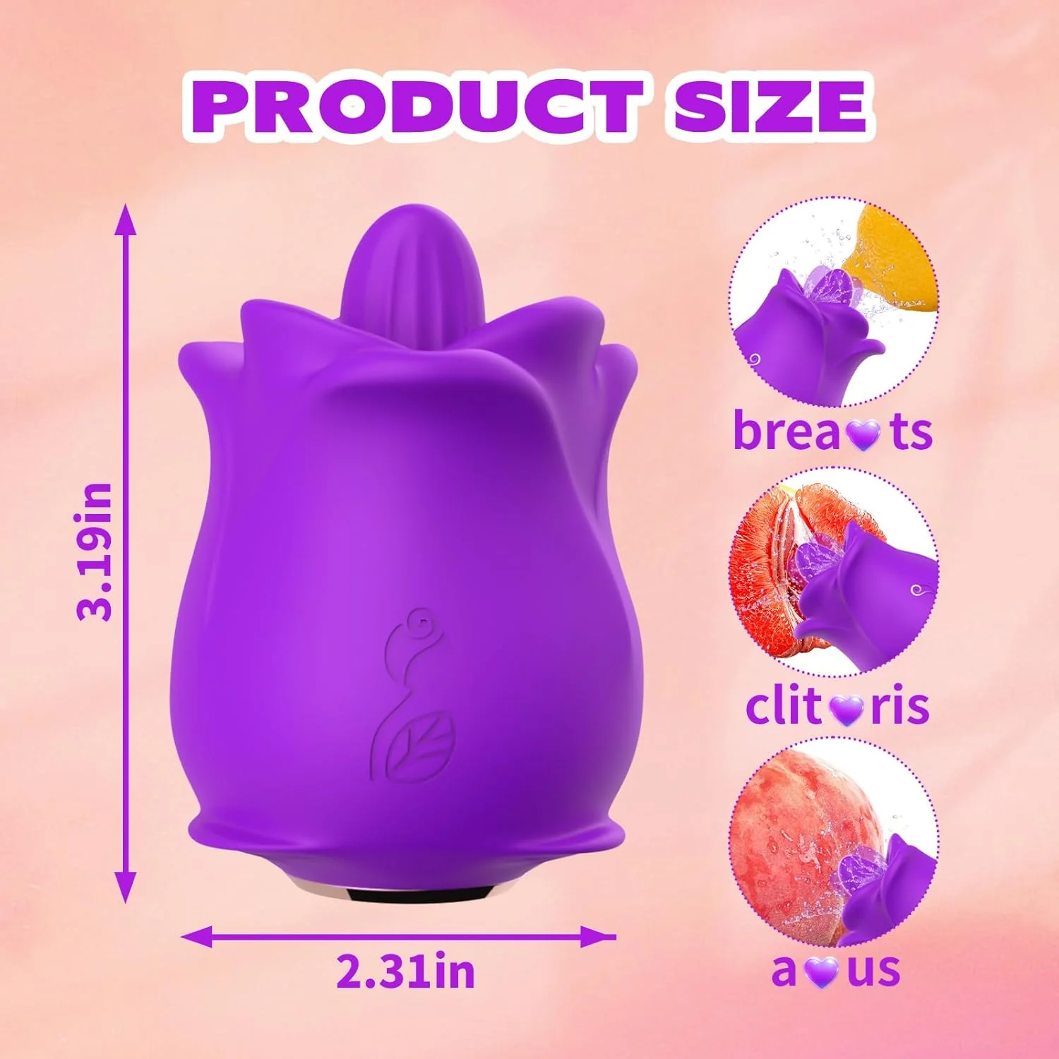 HavenLoom Rose Tongue Licking Vibrator - Image 4