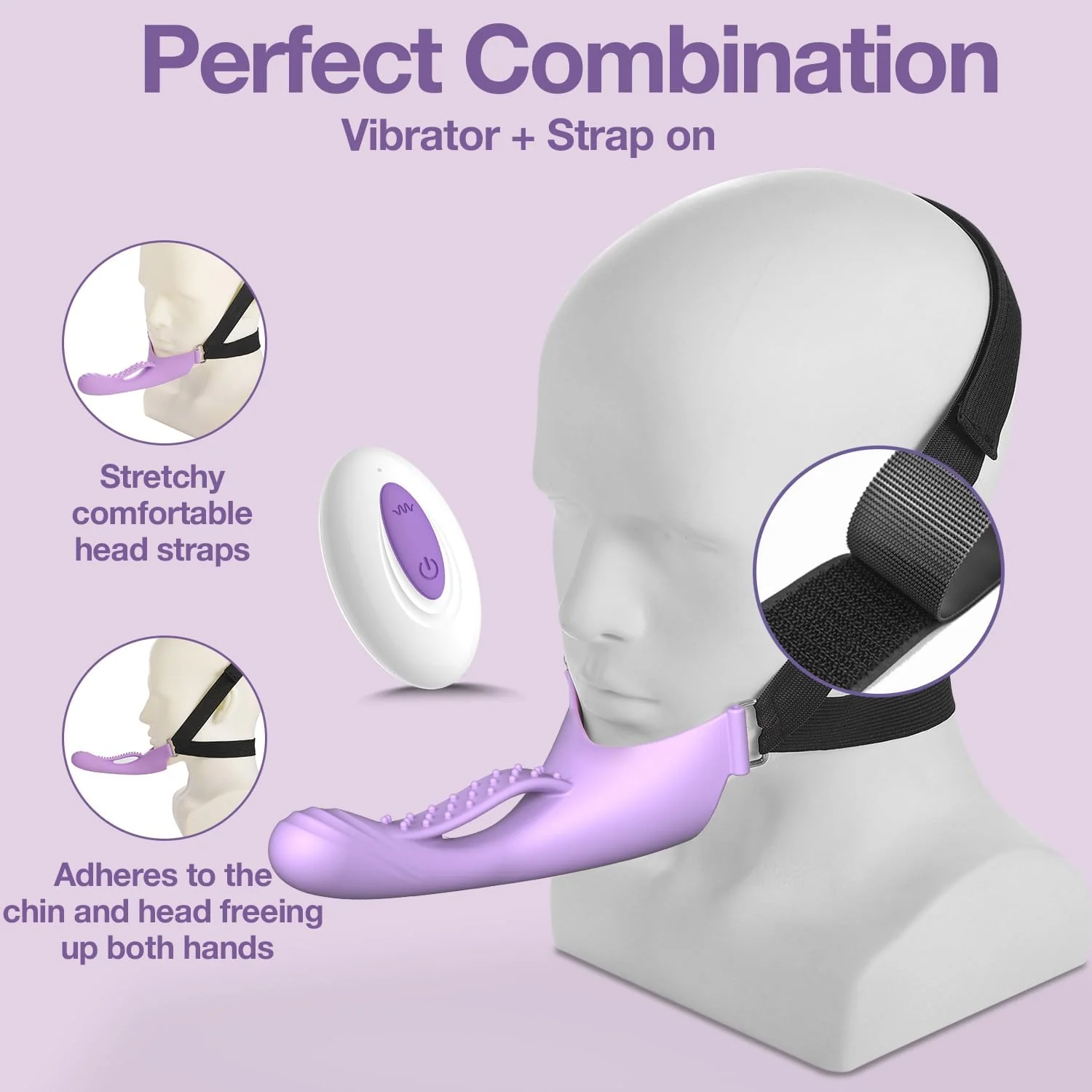 HeadThrill Adjustable Headband Strap-On Vibrator - Image 2