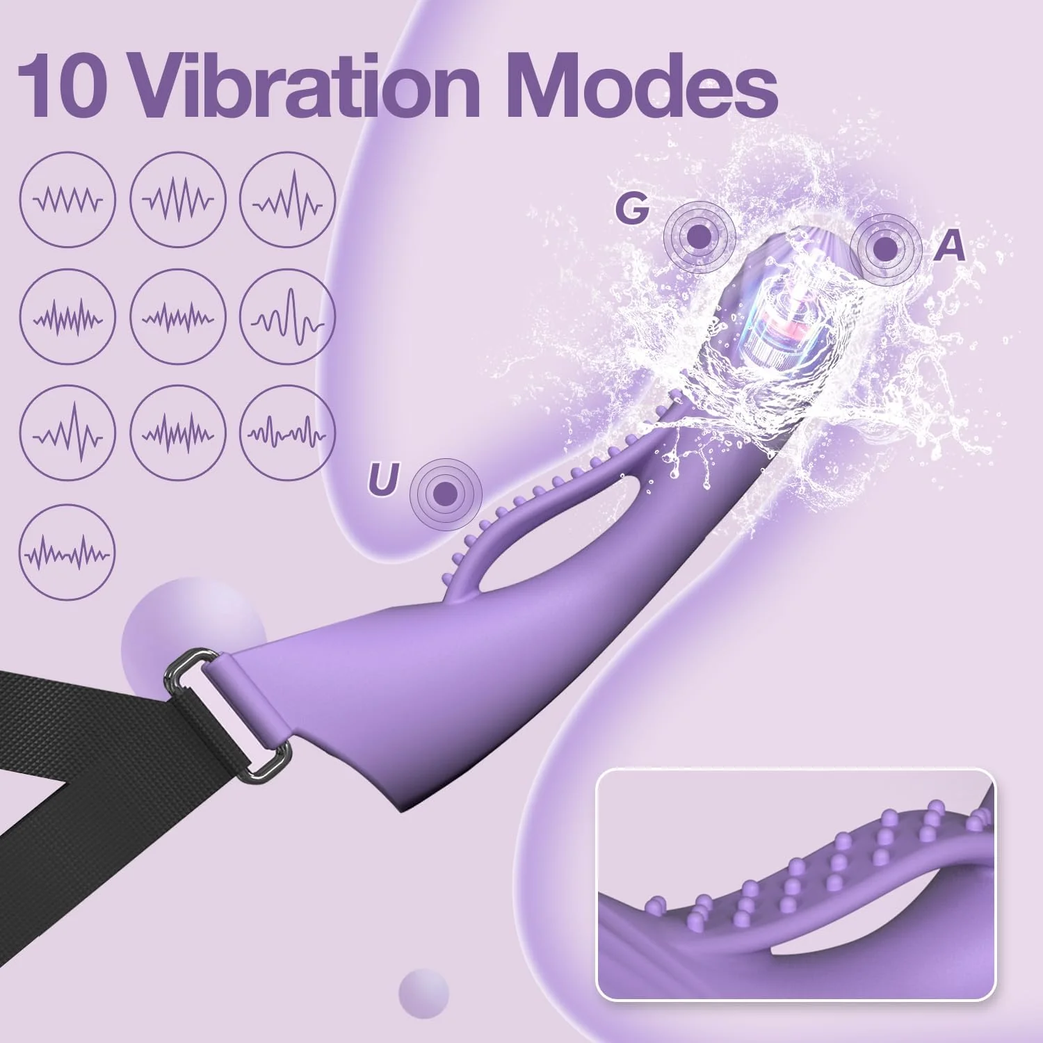 HeadThrill Adjustable Headband Strap-On Vibrator - Image 3