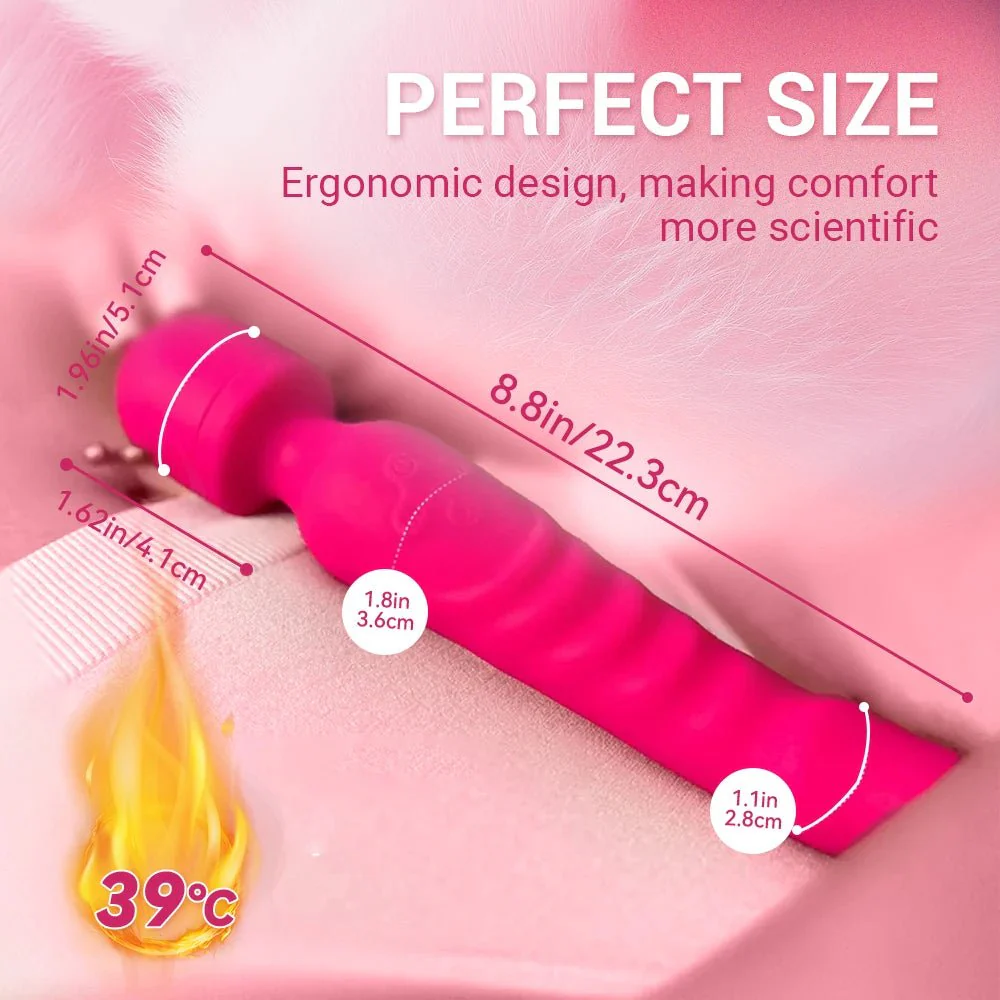 HeatFlex Heated Dual Head Wand Vibrator - Image 5