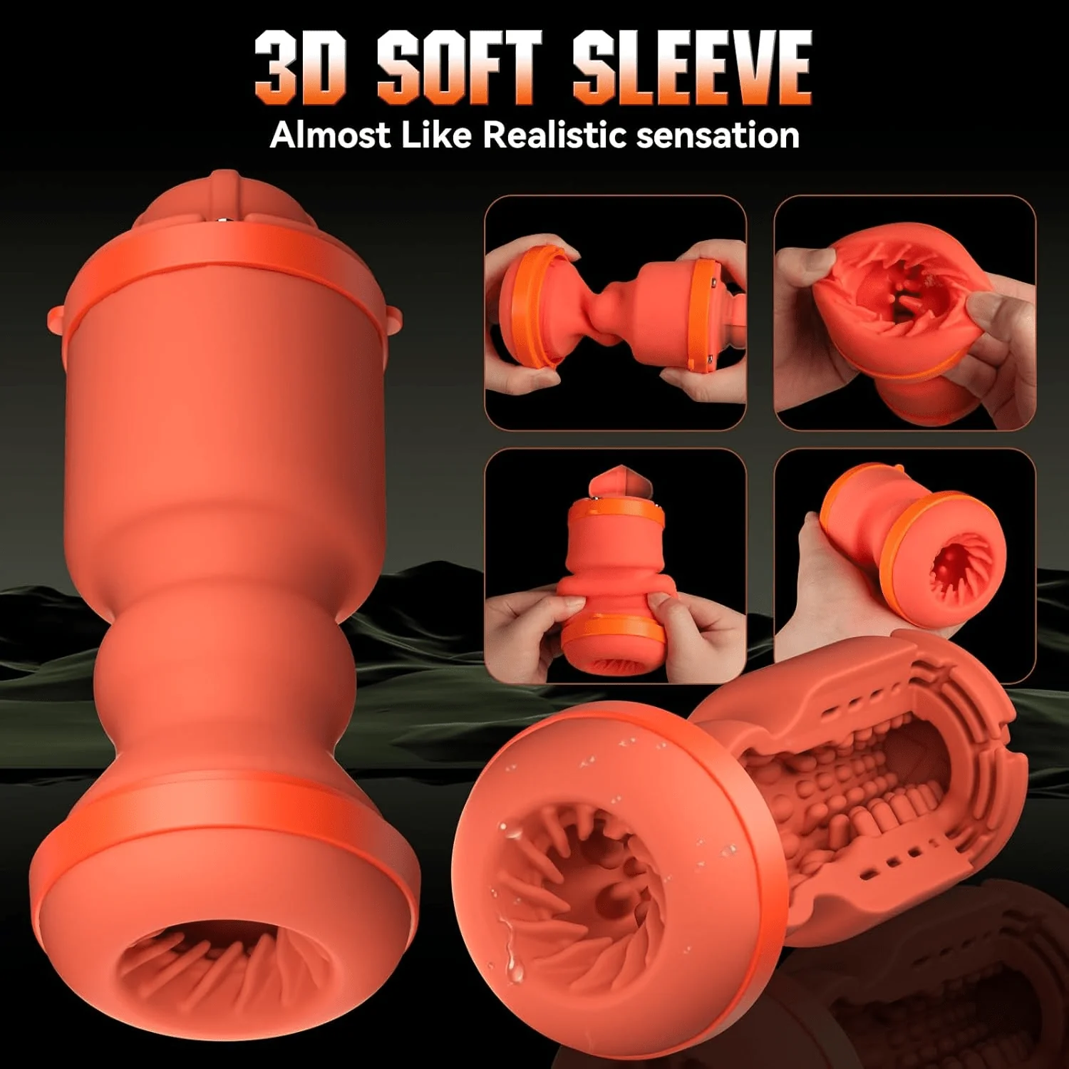ThermaFlux Heating AI Male Masturbator App Control 5-in-1 - Image 8