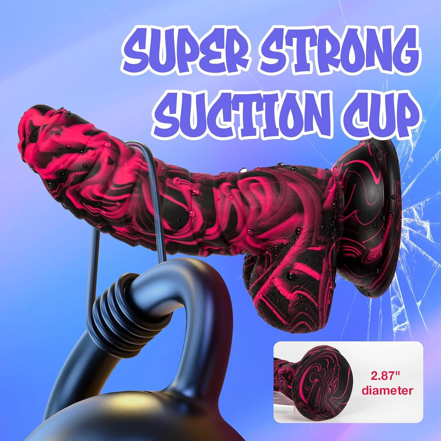 RealisticFantasy Thick Silicone Dildo - Image 4