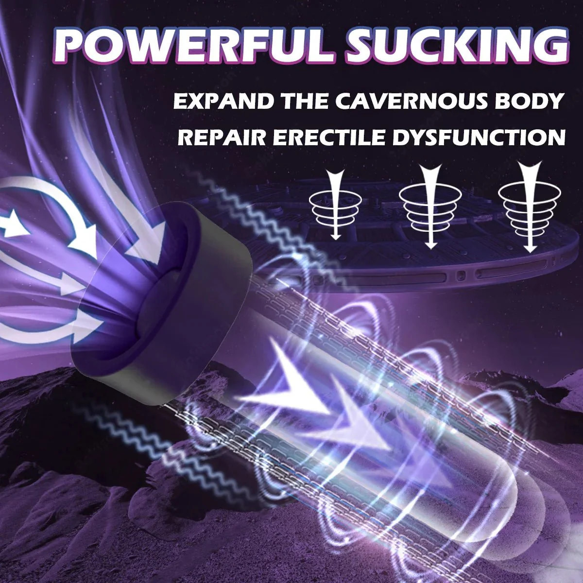 HydroForce IPX7 Waterproof Electric Penis Pump - Image 4