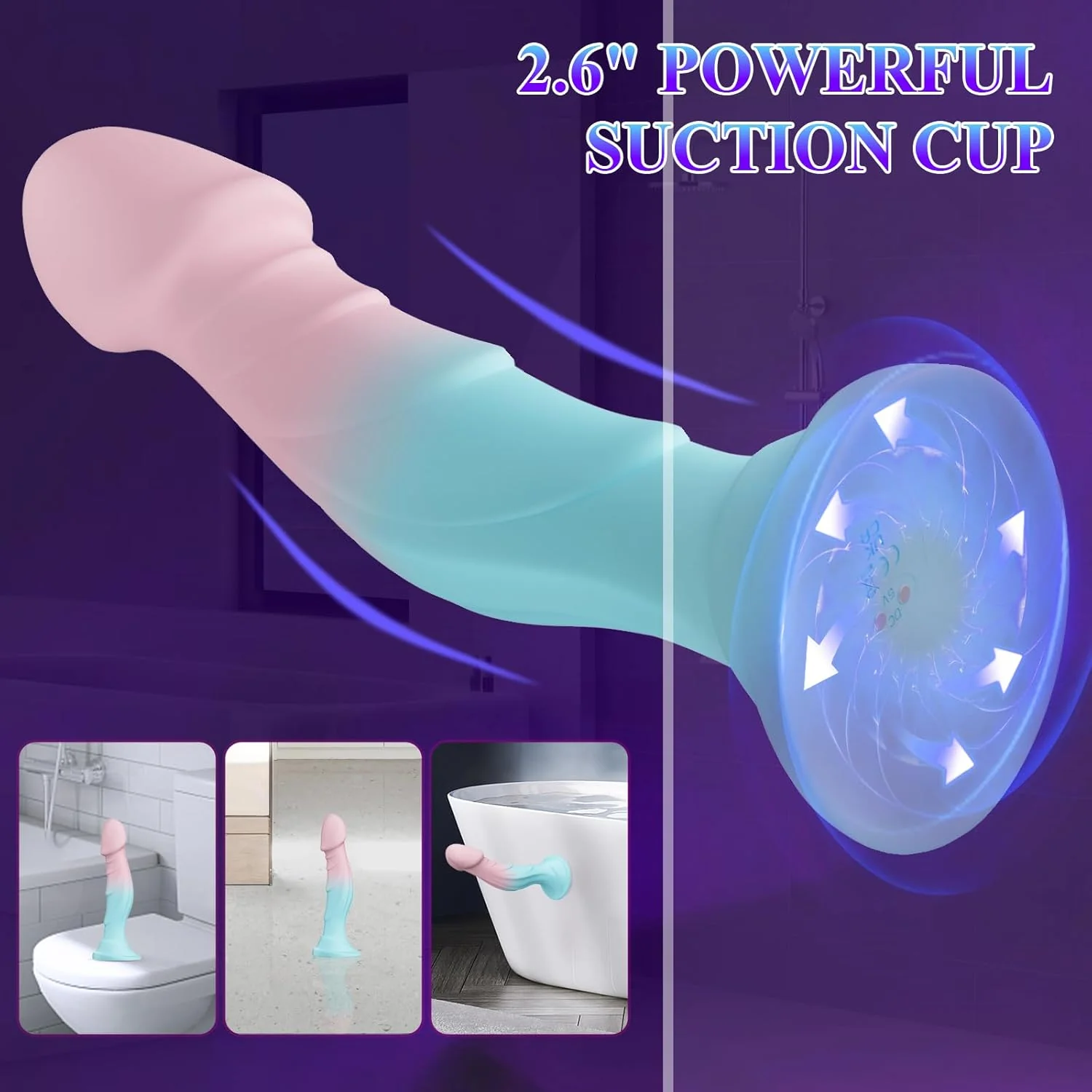 InfiniteFlare Suction Cup Dildo Vibrator - Image 4