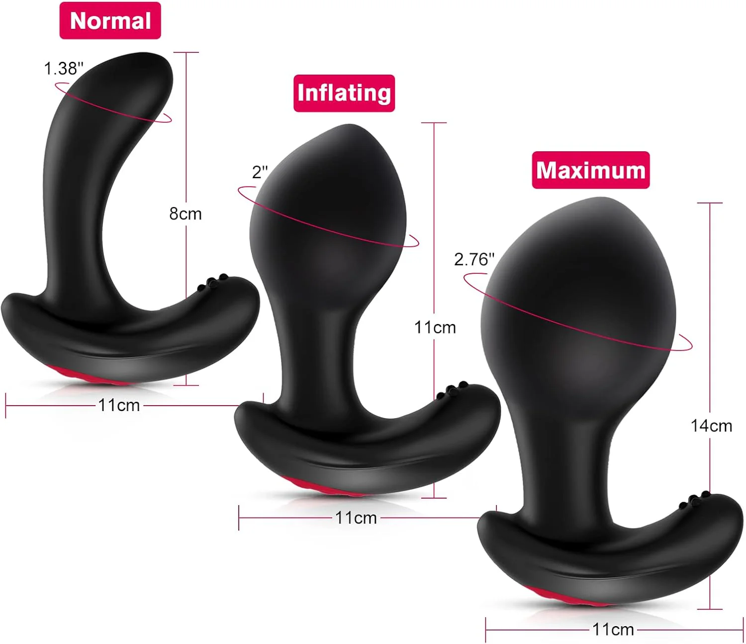 Expandable Inflatable Anal Vibrator - Image 6