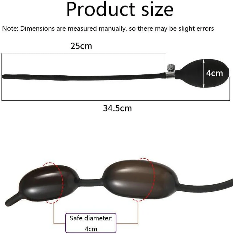 AeroCore Inflatable Urethral Plug Double Ball Dilator - Image 4