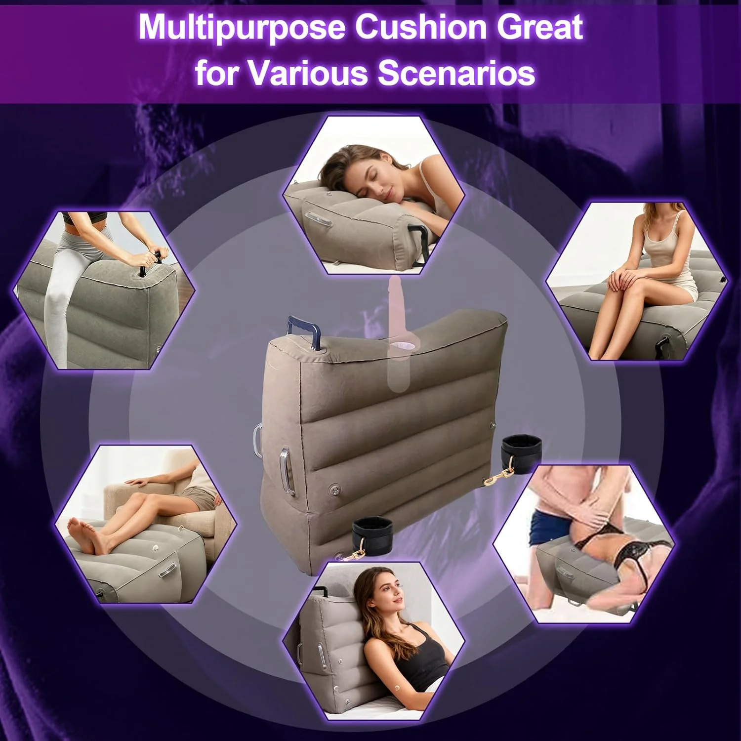MaxLift Inflatable Mount Pillow with Cuffs & Bands Set - Image 6