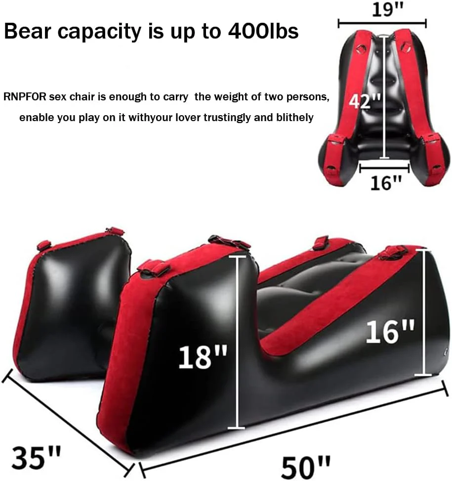 Inflatable Bondage BDSM Positioning Sex Sofa - Image 4