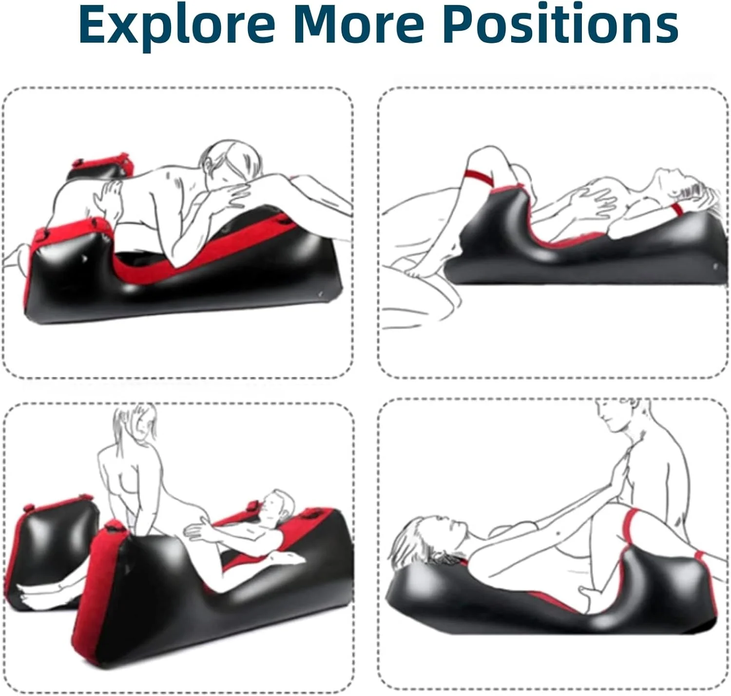 Inflatable Bondage BDSM Positioning Sex Sofa - Image 7