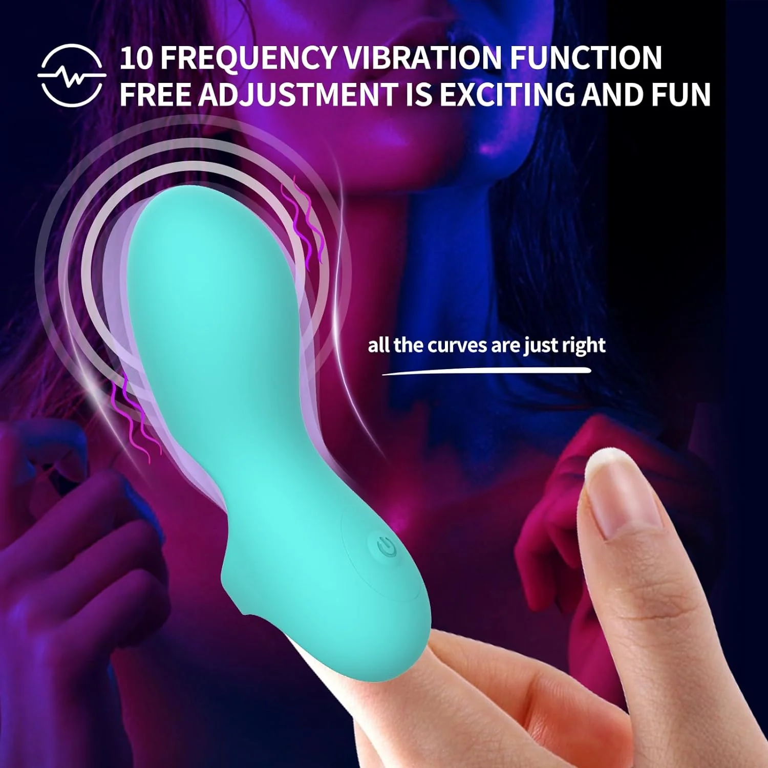 ArcPulse Finger Vibrator 10 Modes Waterproof USB Mini - Image 2