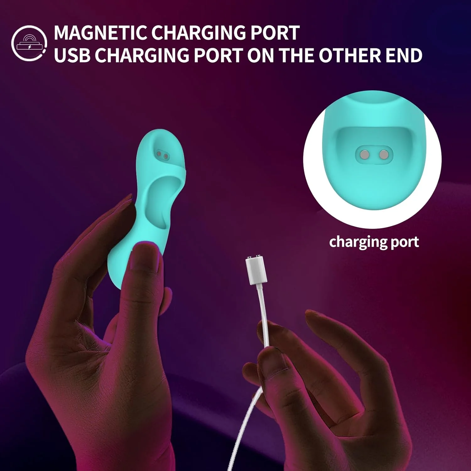 ArcPulse Finger Vibrator 10 Modes Waterproof USB Mini - Image 5