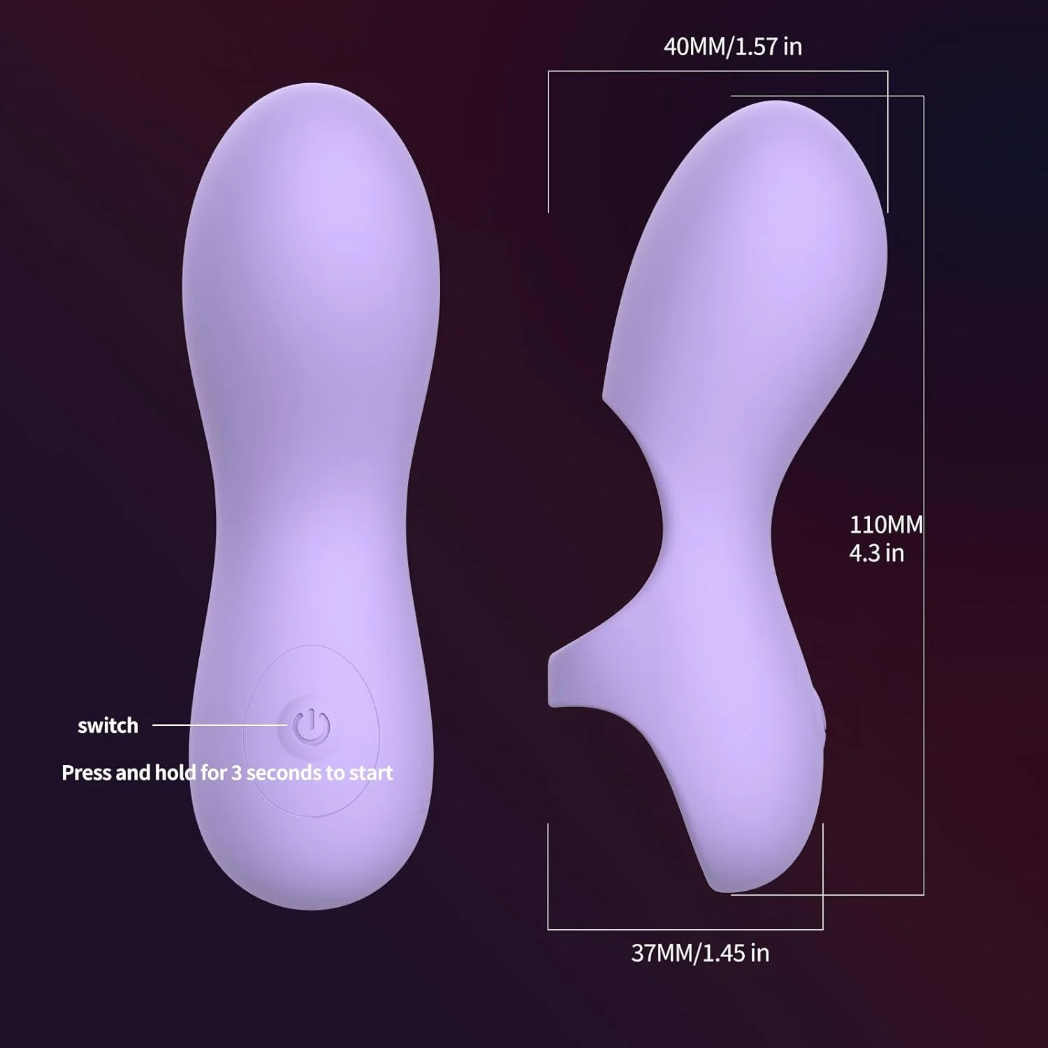 ArcPulse Finger Vibrator 10 Modes Waterproof USB Mini - Image 7