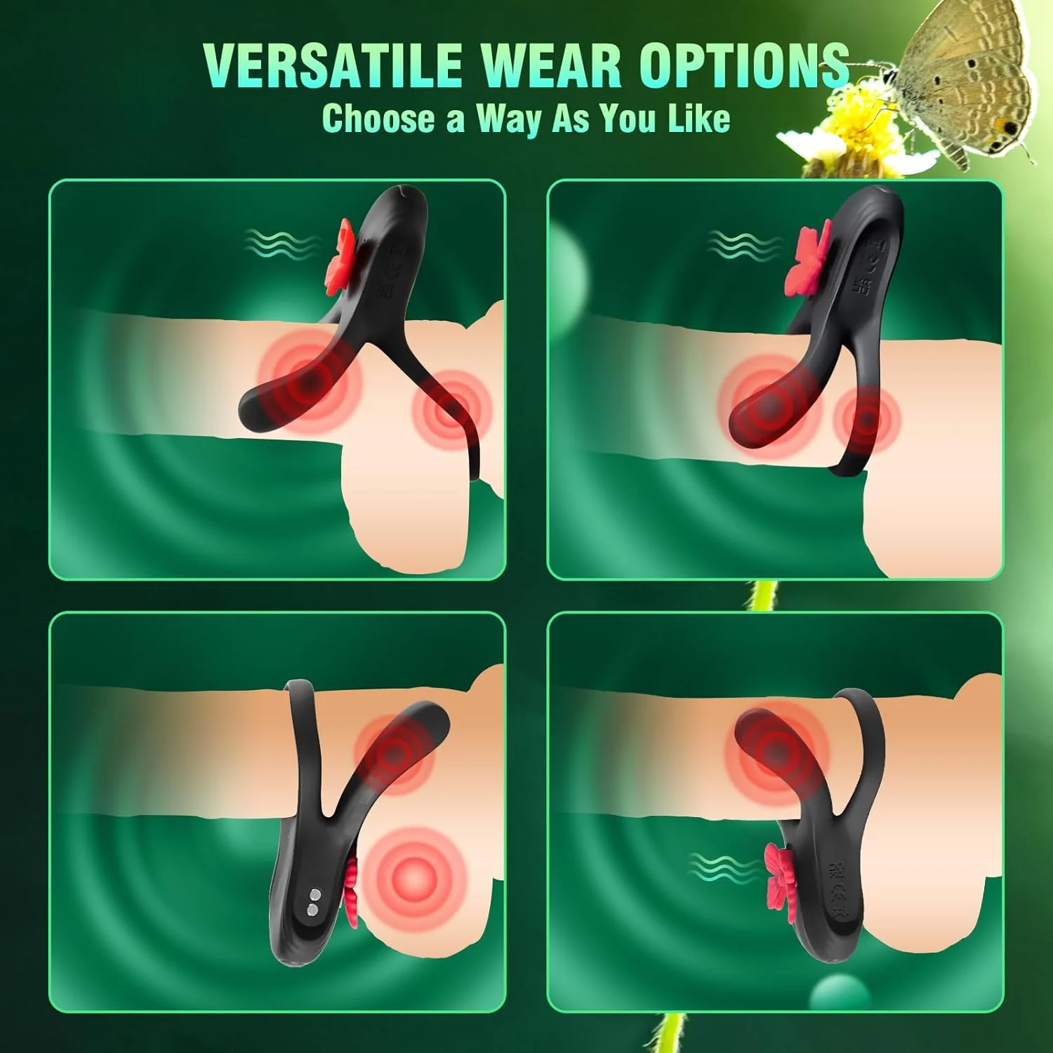 IronGrace Vibrating Couples' Penis Ring - Image 4
