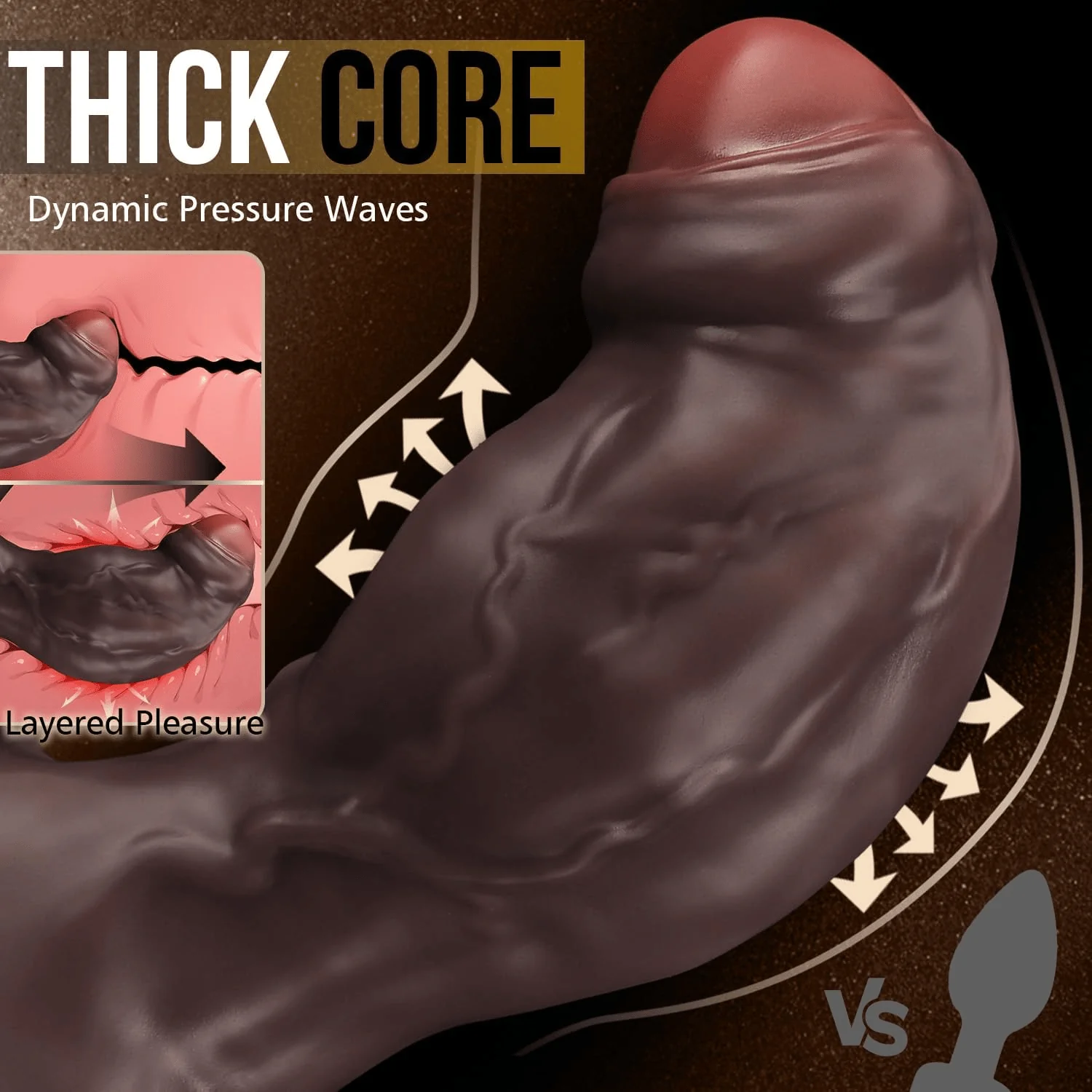TitanCoreX XXL Prostate Massager Cock Ring App Remote 9 Modes - Image 2