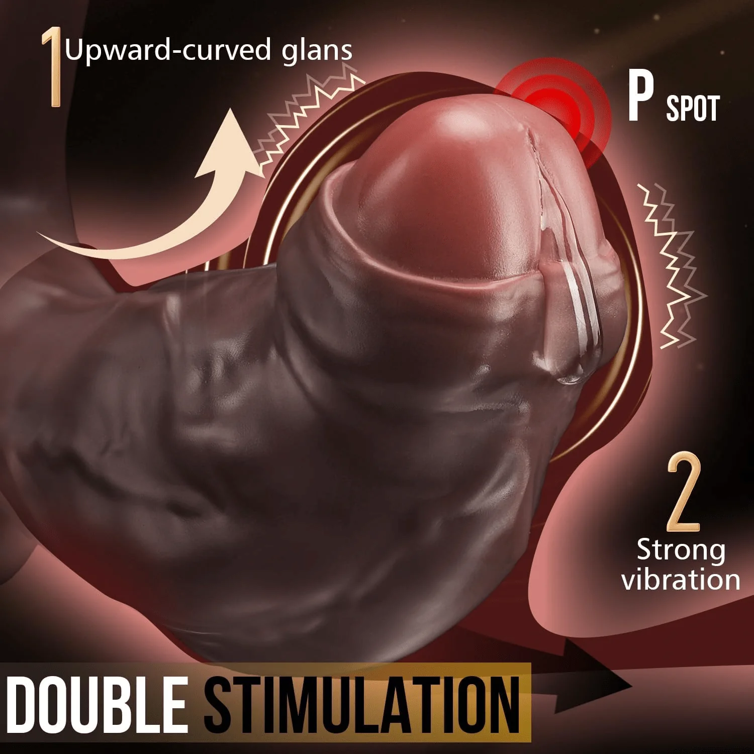 TitanCoreX XXL Prostate Massager Cock Ring App Remote 9 Modes - Image 3