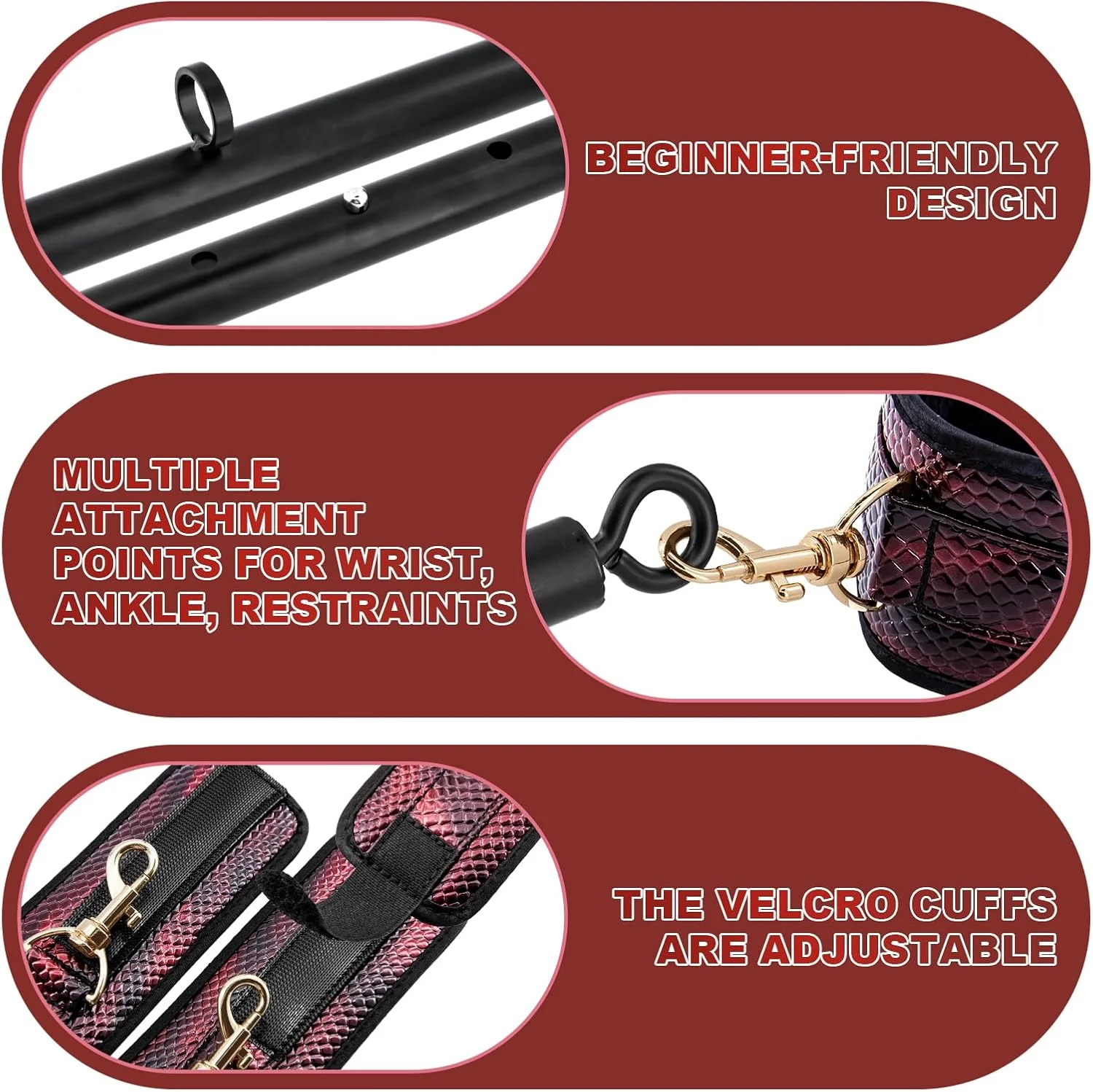 FlexLink Adjustable Leg Spreader Bar Kit - Image 5