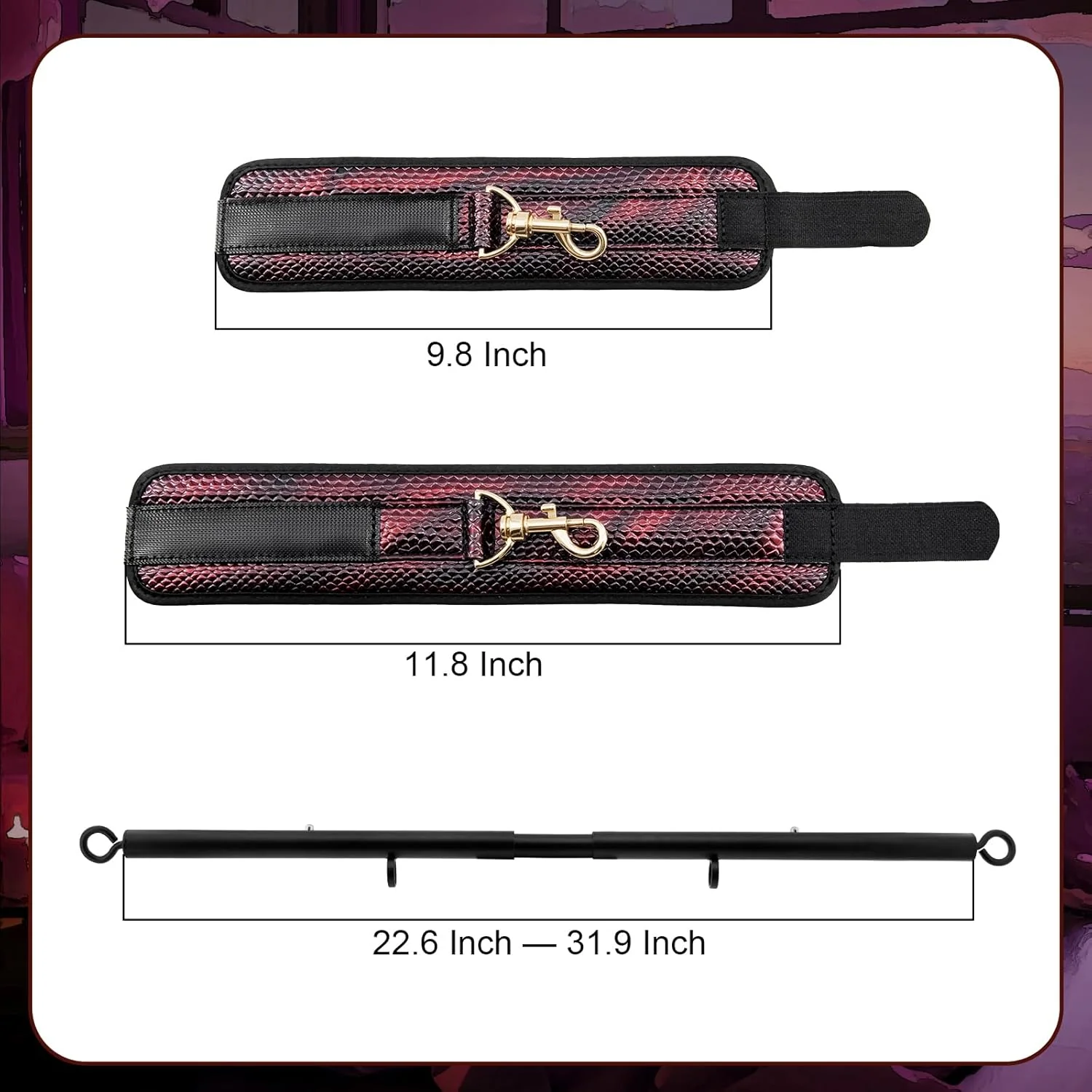 FlexLink Adjustable Leg Spreader Bar Kit - Image 6