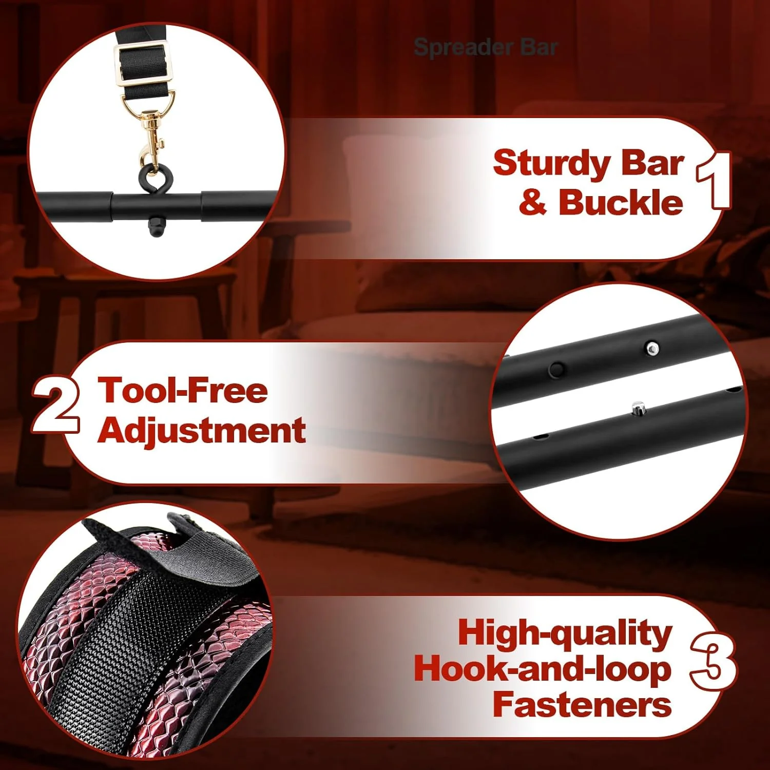 FlexLink Adjustable Leg Spreader Restraint Kit - Image 3