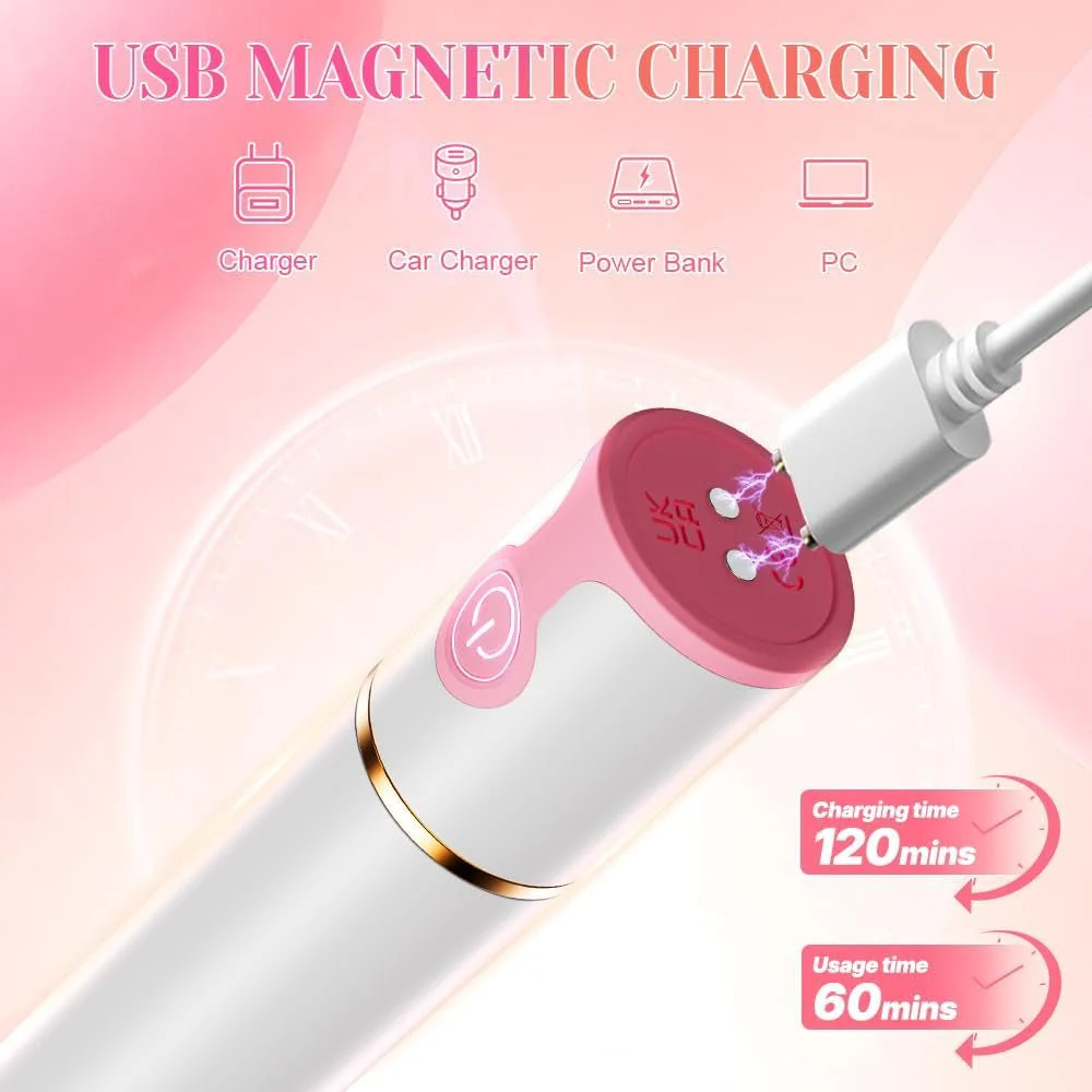 SecretLuxe Lipstick Bullet Vibrator 10 Modes Quiet Rechargeable - Image 5