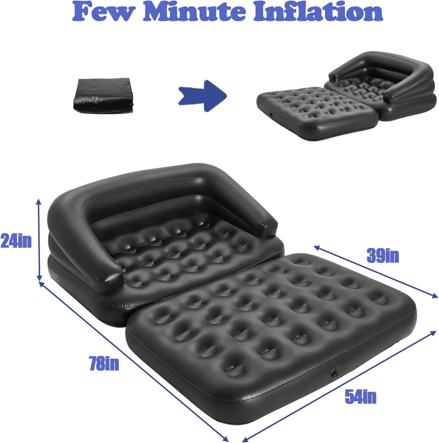 LoversNest Inflatable 2-in-1 Sex Position Couch & Sofa - Image 3