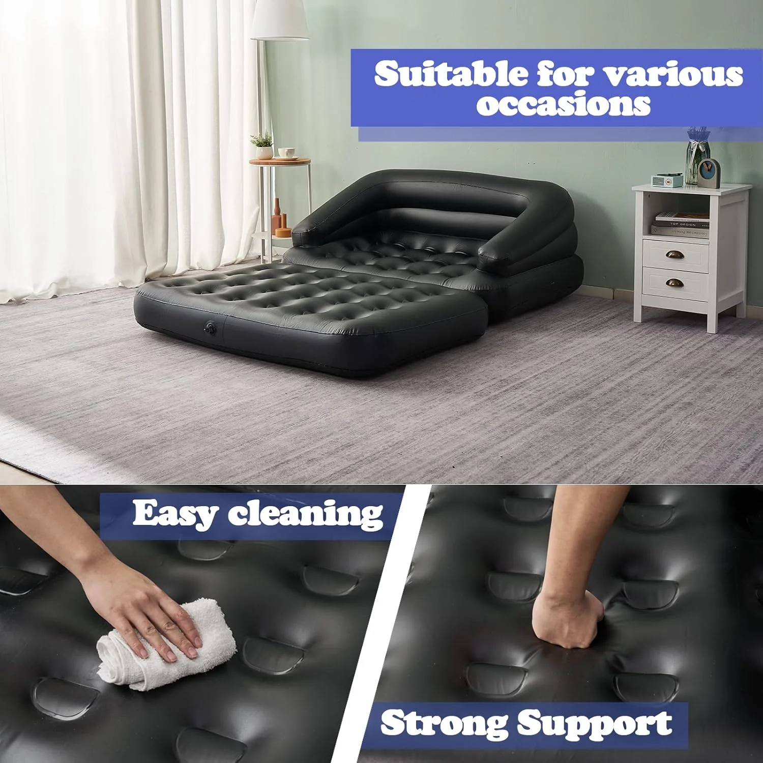 LoversNest Inflatable 2-in-1 Sex Position Couch & Sofa - Image 4