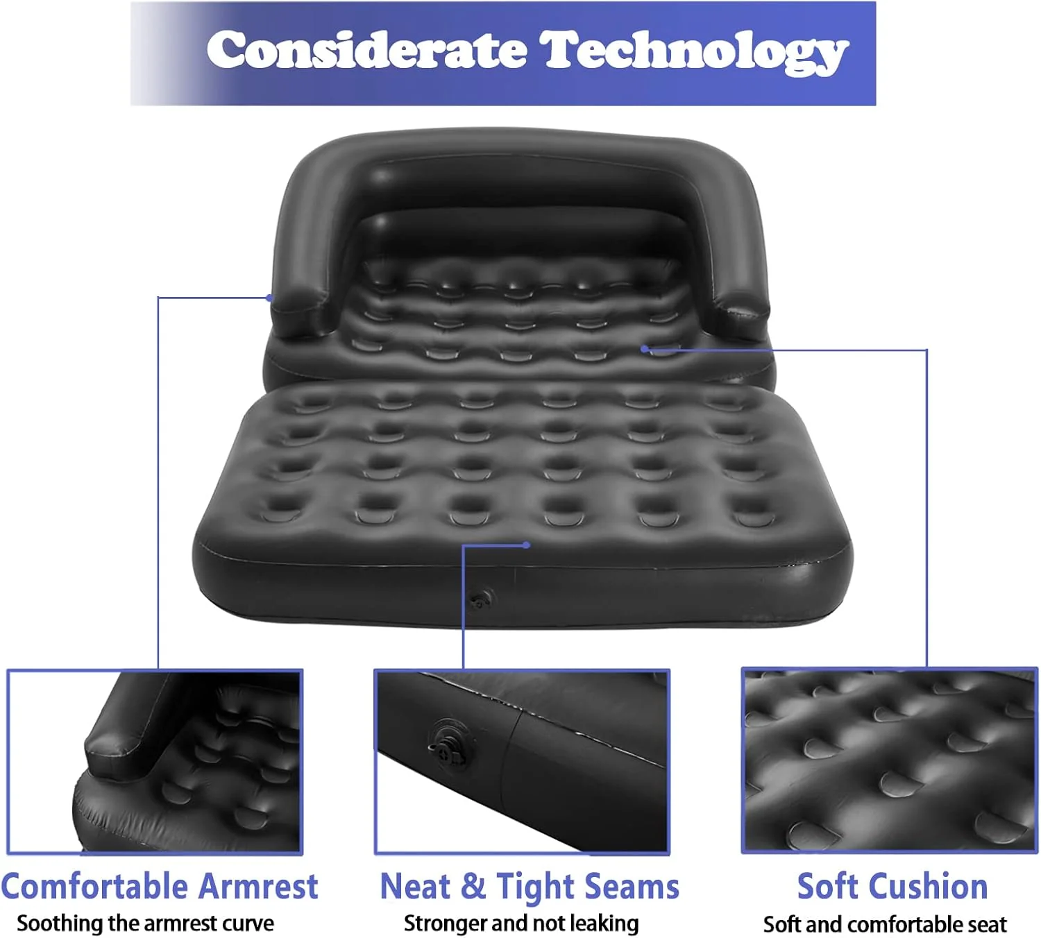 LoversNest Inflatable 2-in-1 Sex Position Couch & Sofa - Image 7