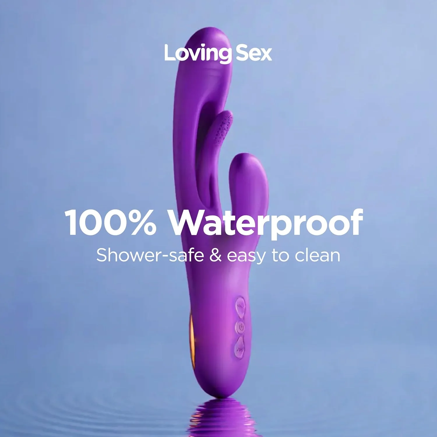 TriPulseXI Rabbit Vibrator Tongue Flicker 14 Modes Waterproof - Image 5