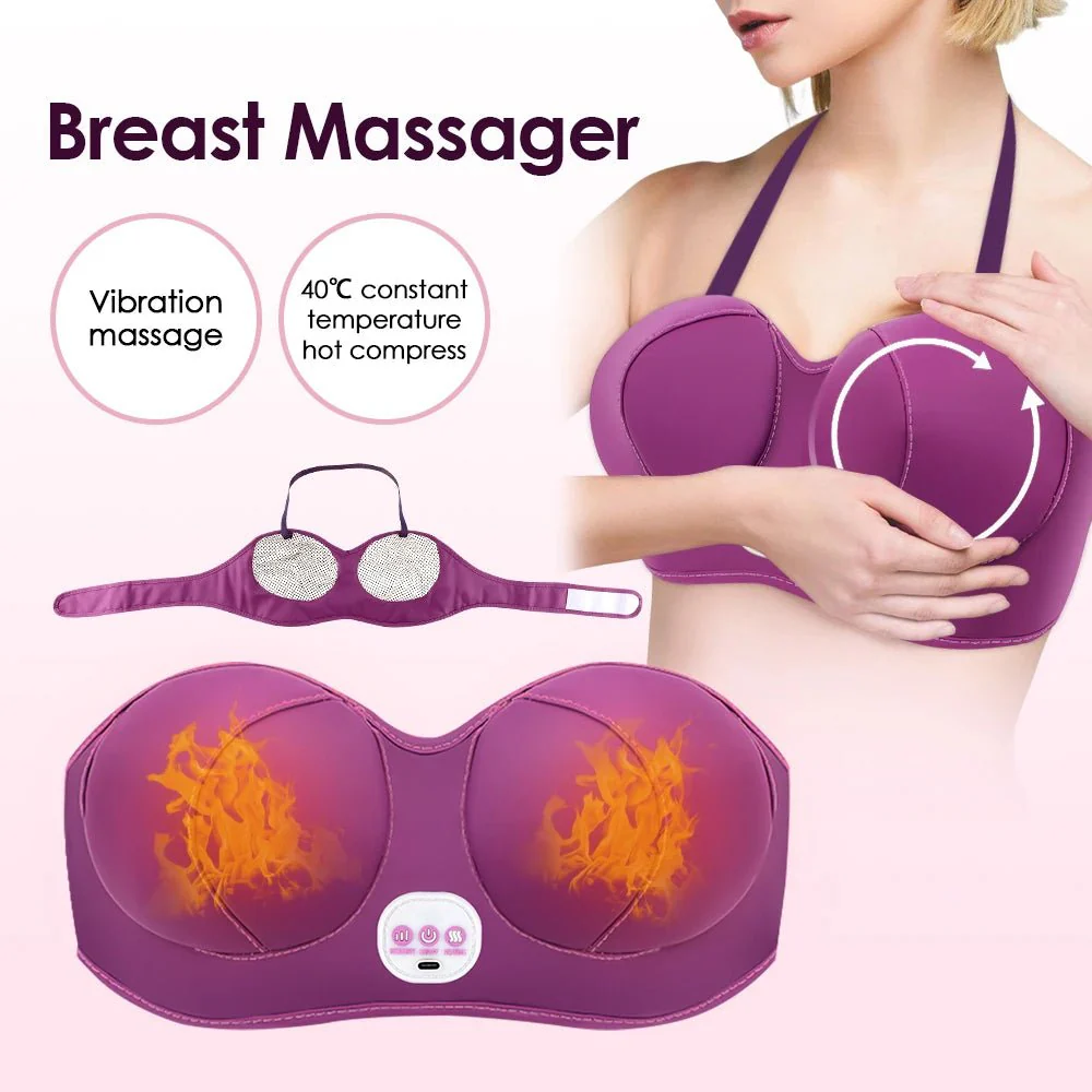 LunaLift Heated Breast Massager Bra - Image 2