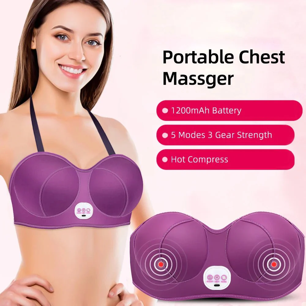 LunaLift Heated Breast Massager Bra - Image 8