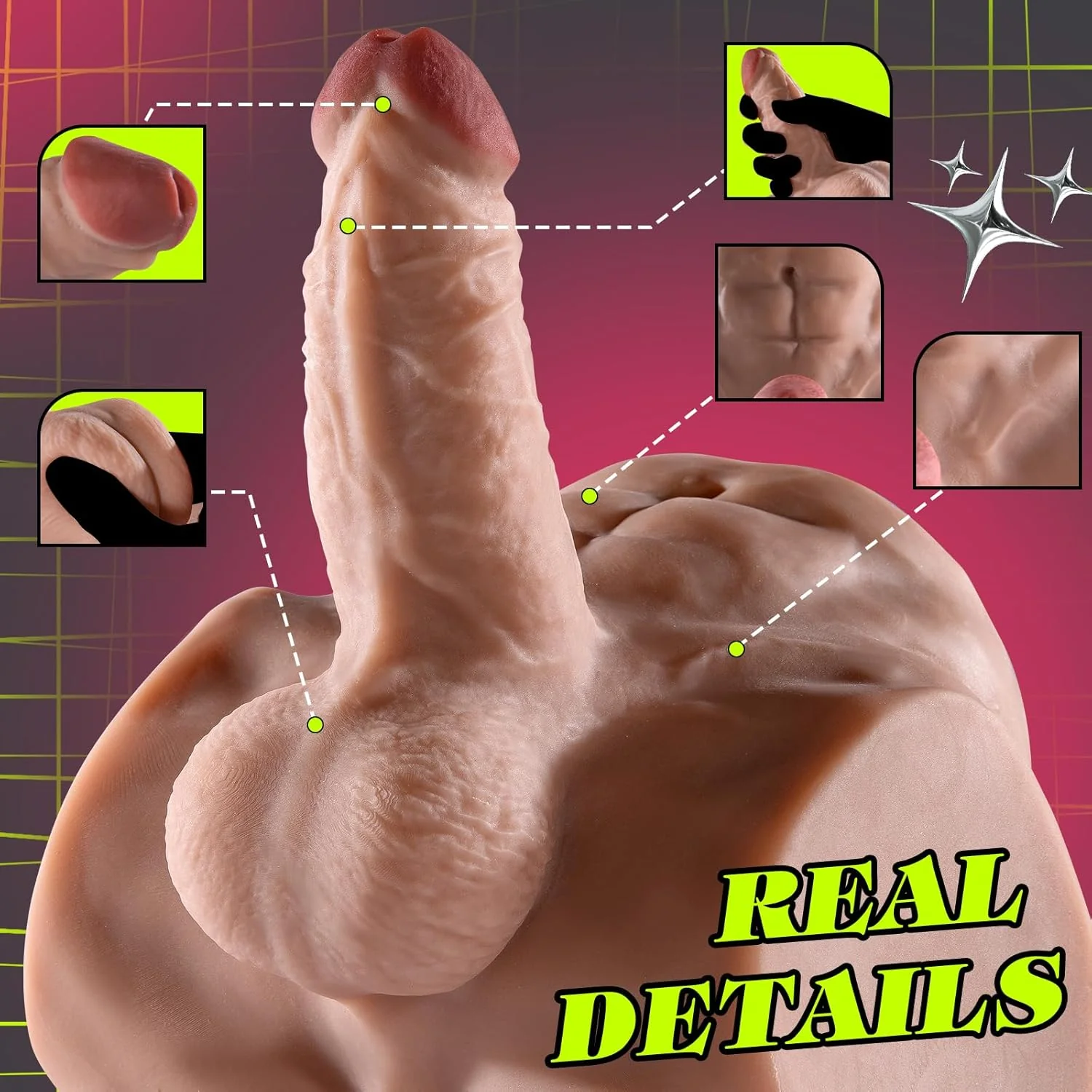 LustTitan Male Thick Dildo Sex Doll - Image 2