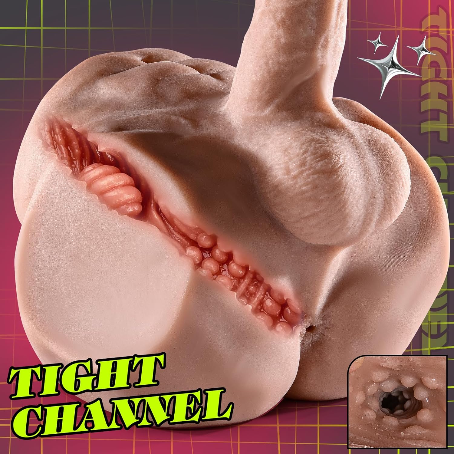 LustTitan Male Thick Dildo Sex Doll - Image 4