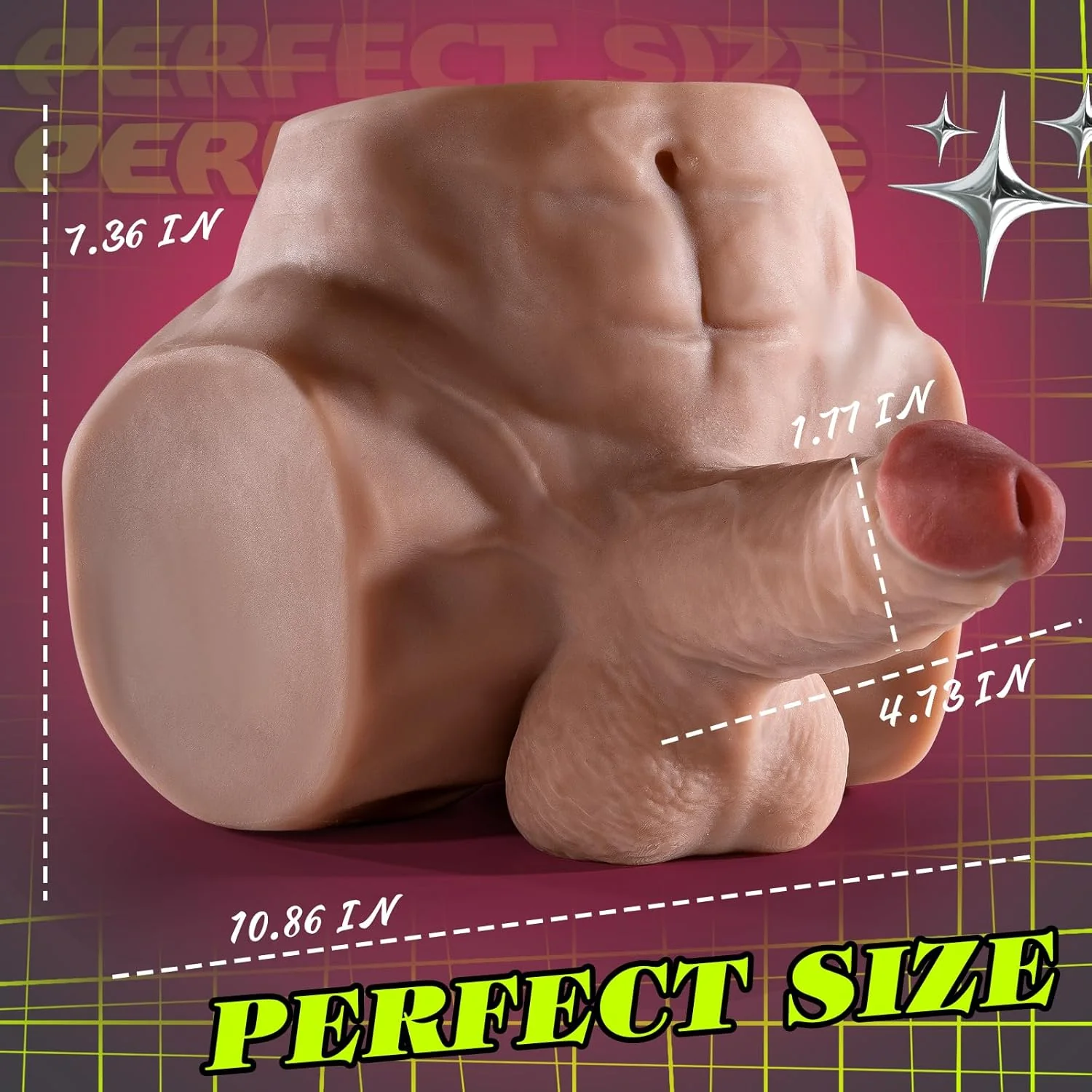 LustTitan Male Thick Dildo Sex Doll - Image 5