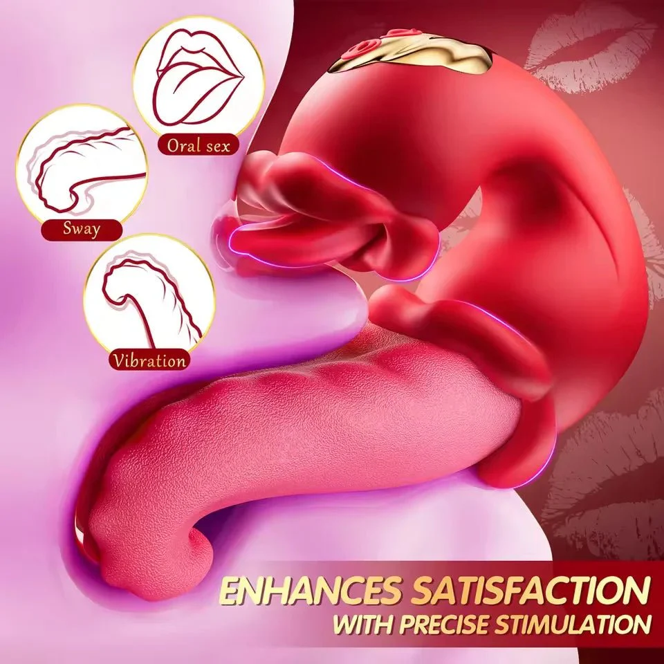 LuxeGlide Thrusting Tongue G-Spot Vibrator - Image 2