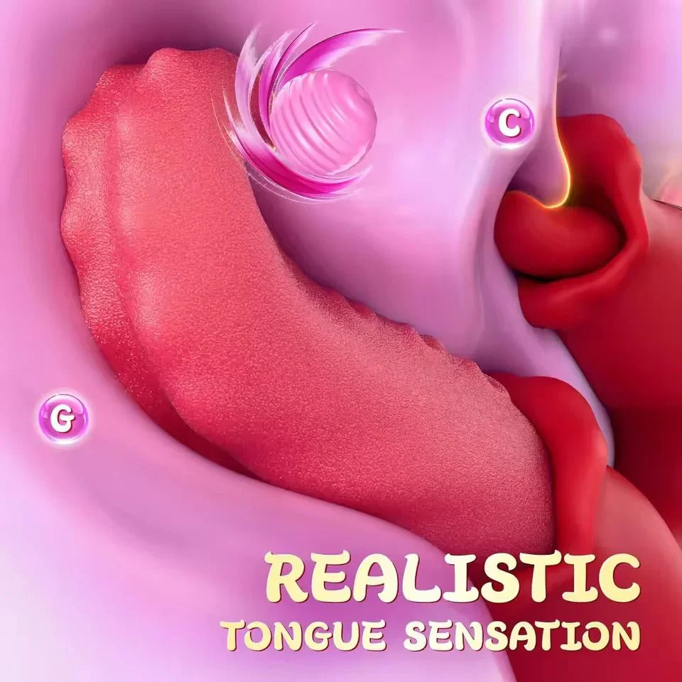 LuxeGlide Thrusting Tongue G-Spot Vibrator - Image 3